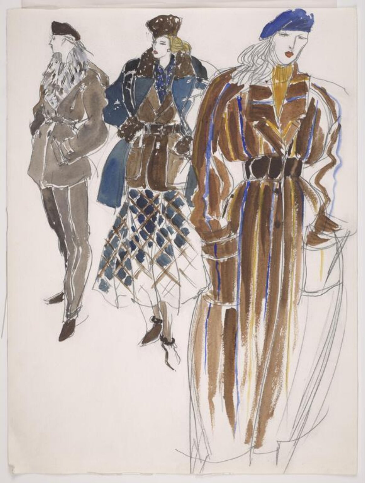 drawing, Colin Barnes, 1980s- early 1990s
