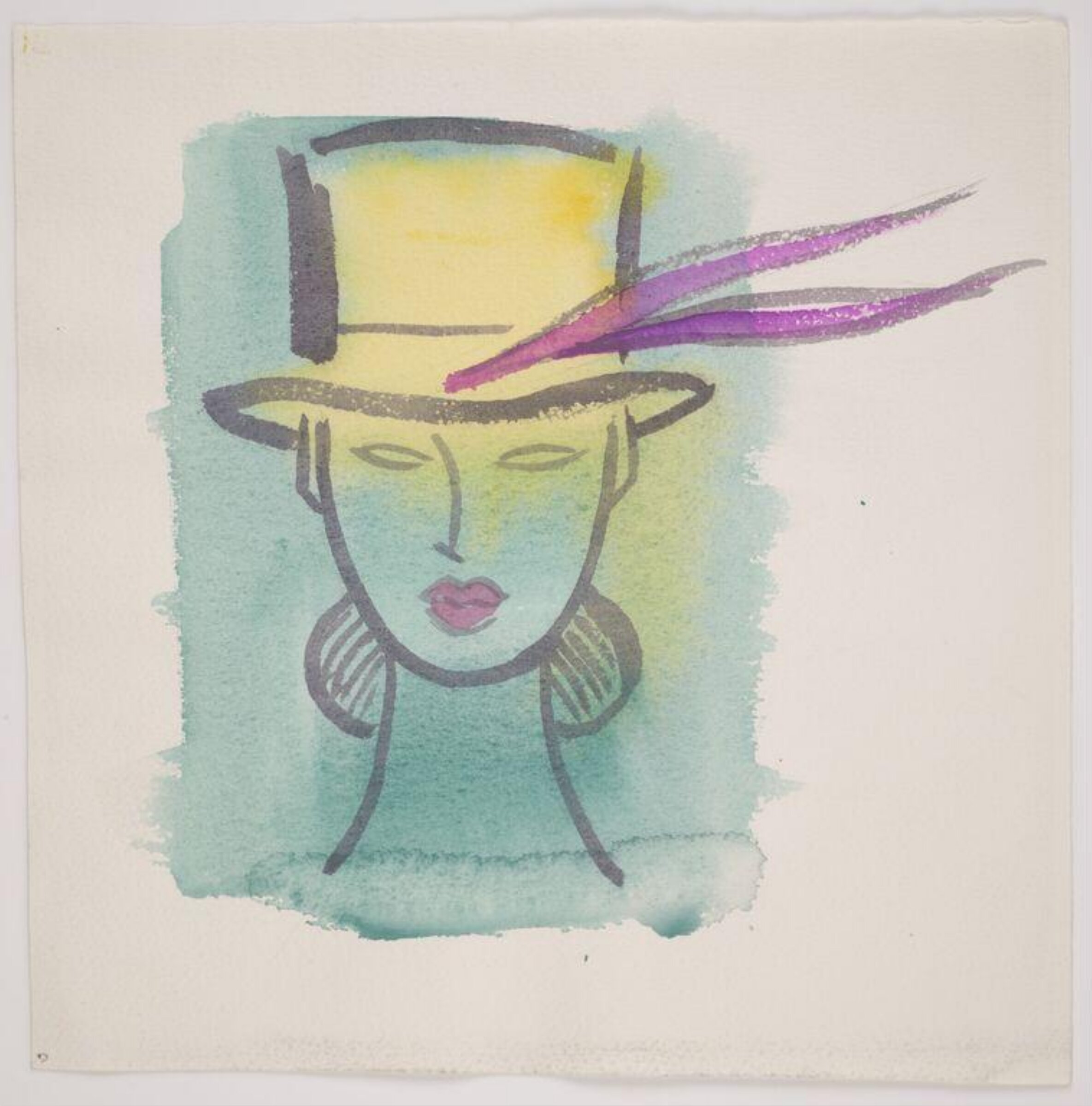 drawing, Colin Barnes, 1980s- early 1990s