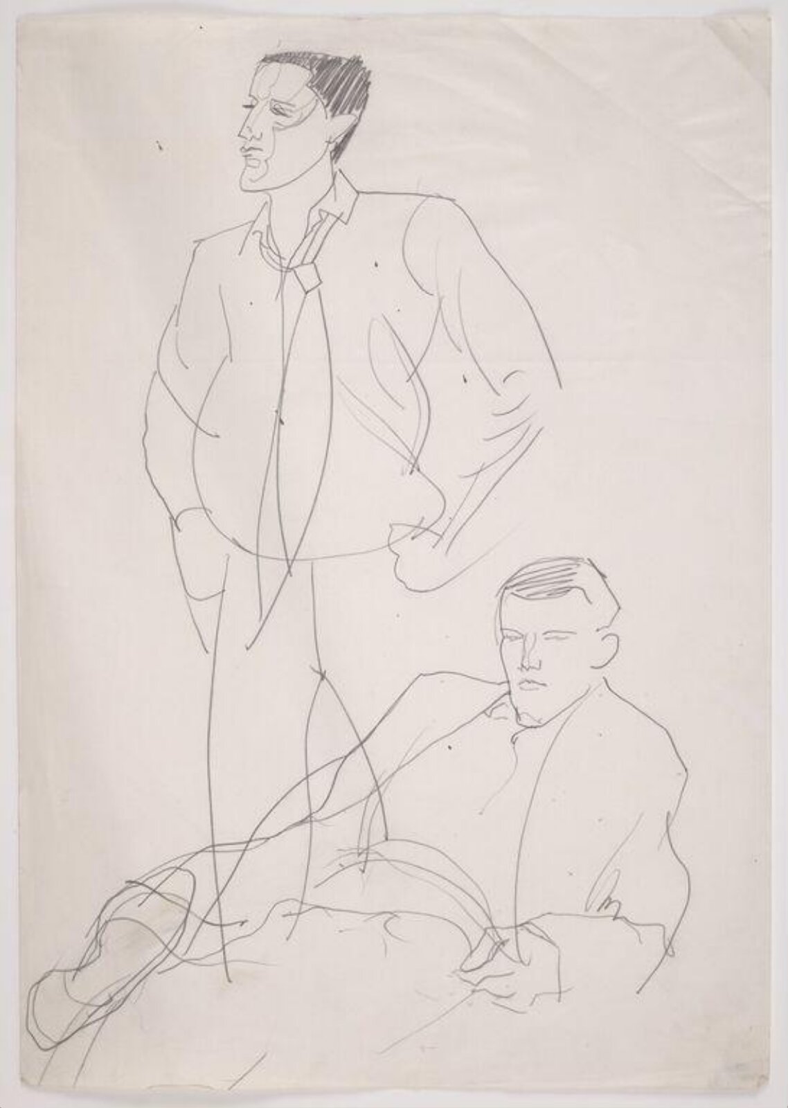 drawing, Colin Barnes, 1980s- early 1990s