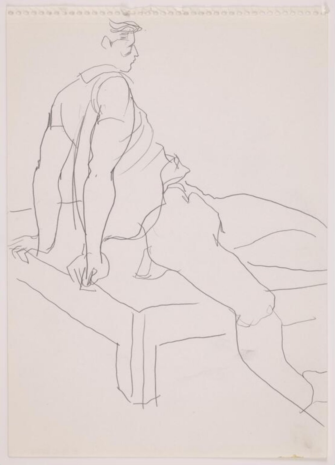 drawing, Colin Barnes, 1980s- early 1990s