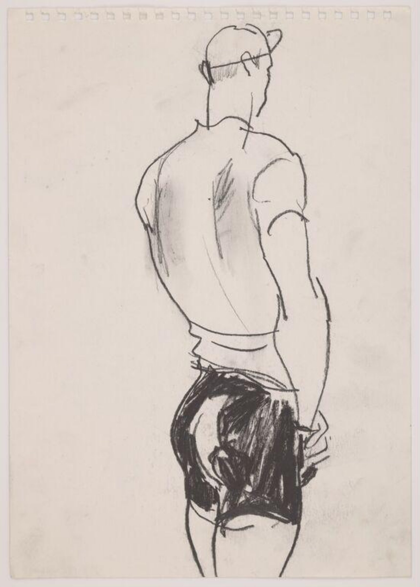 drawing, Colin Barnes, 1980s- early 1990s