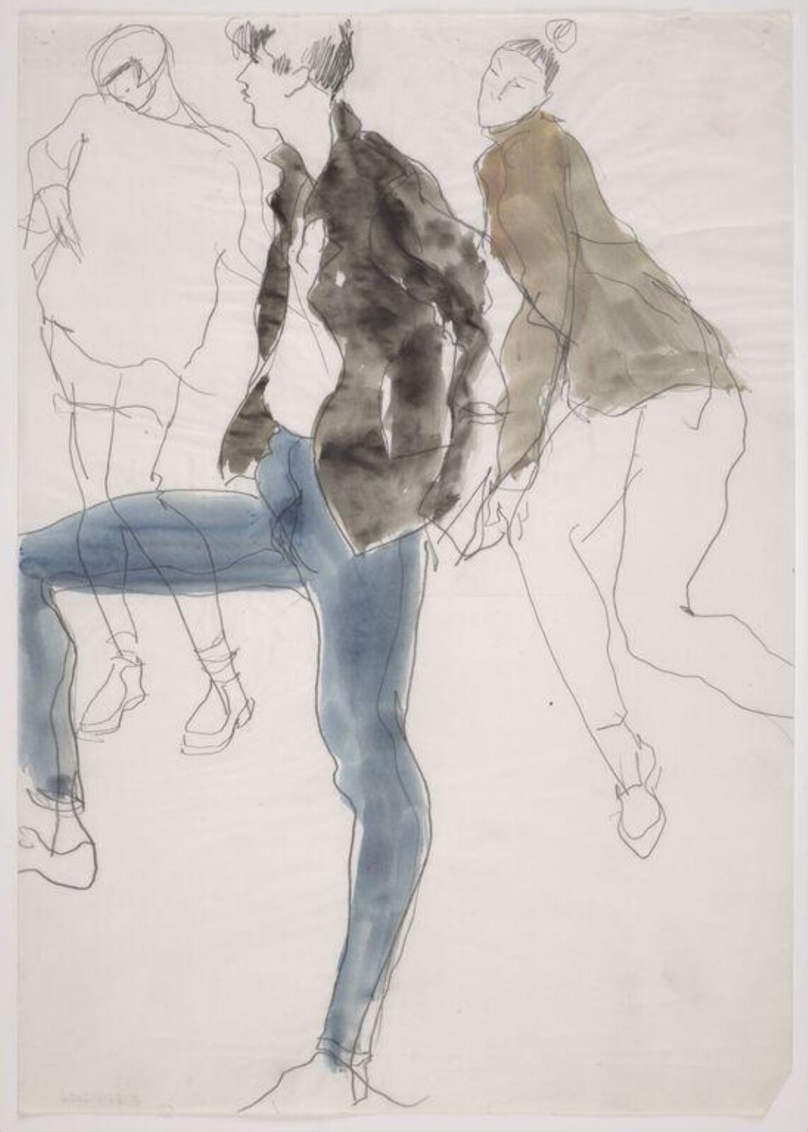 drawing, Colin Barnes, 1980s- early 1990s