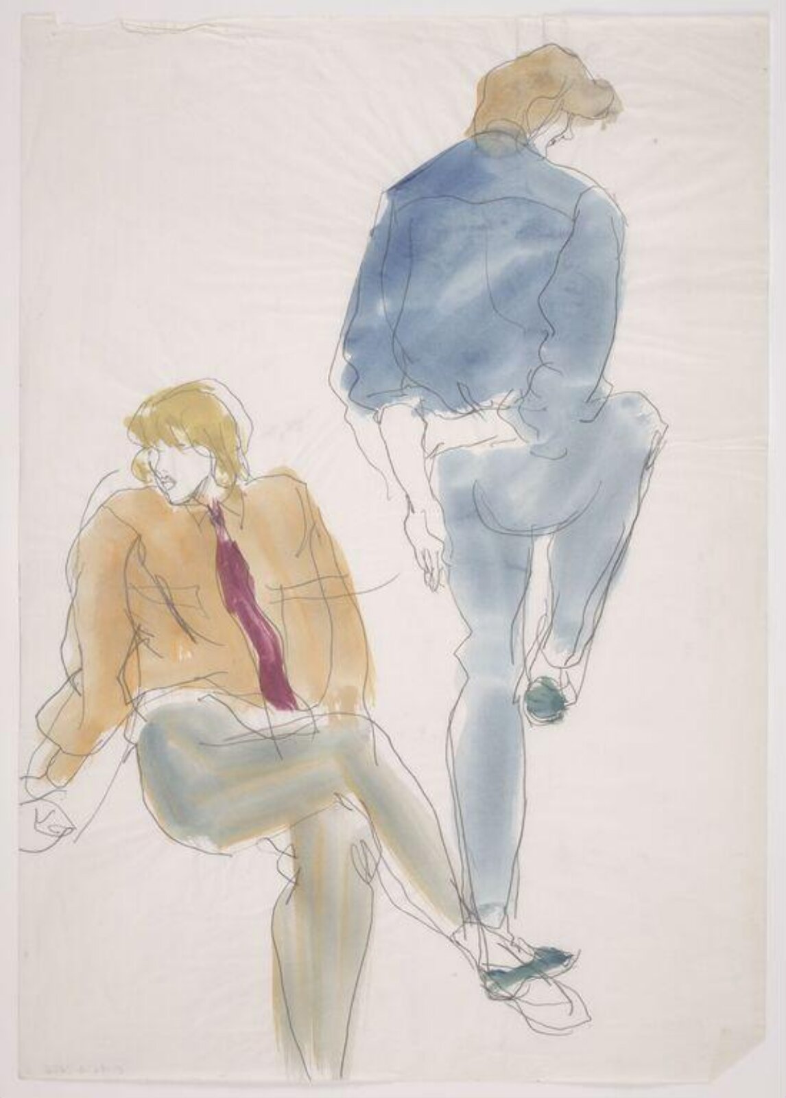 drawing, Colin Barnes, 1980s- early 1990s