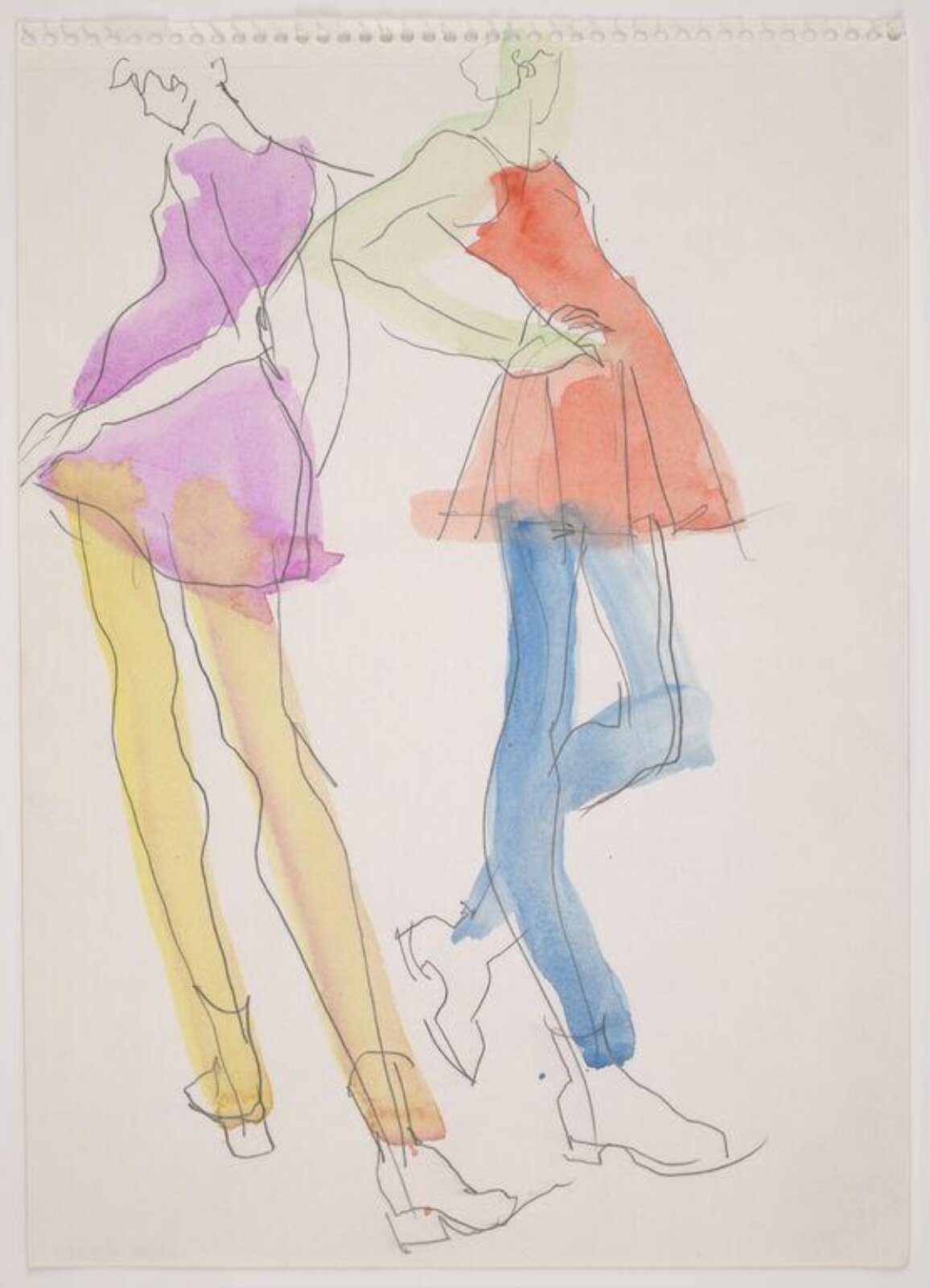 drawing, Colin Barnes, 1980s- early 1990s