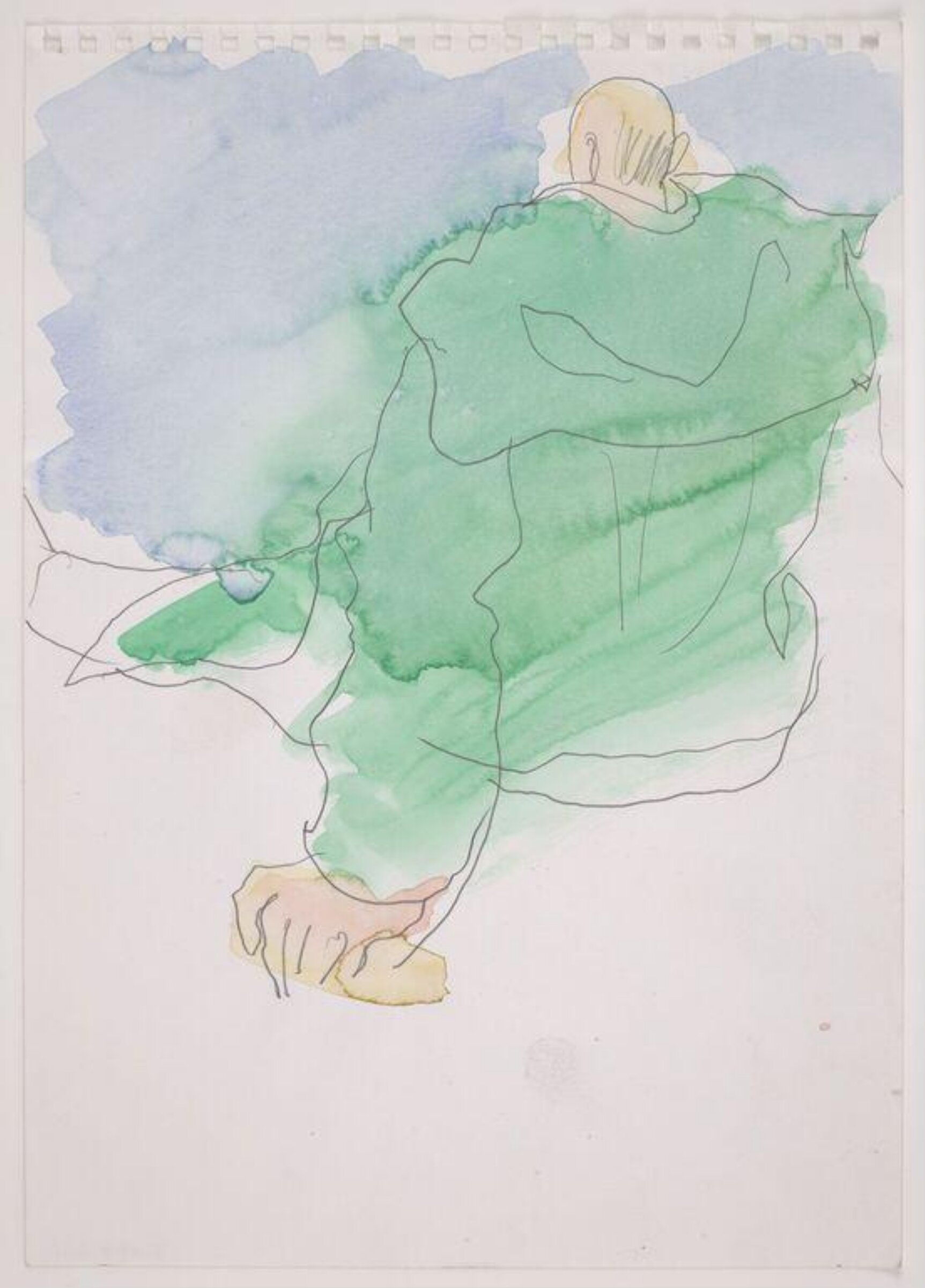drawing, Colin Barnes, 1980s- early 1990s