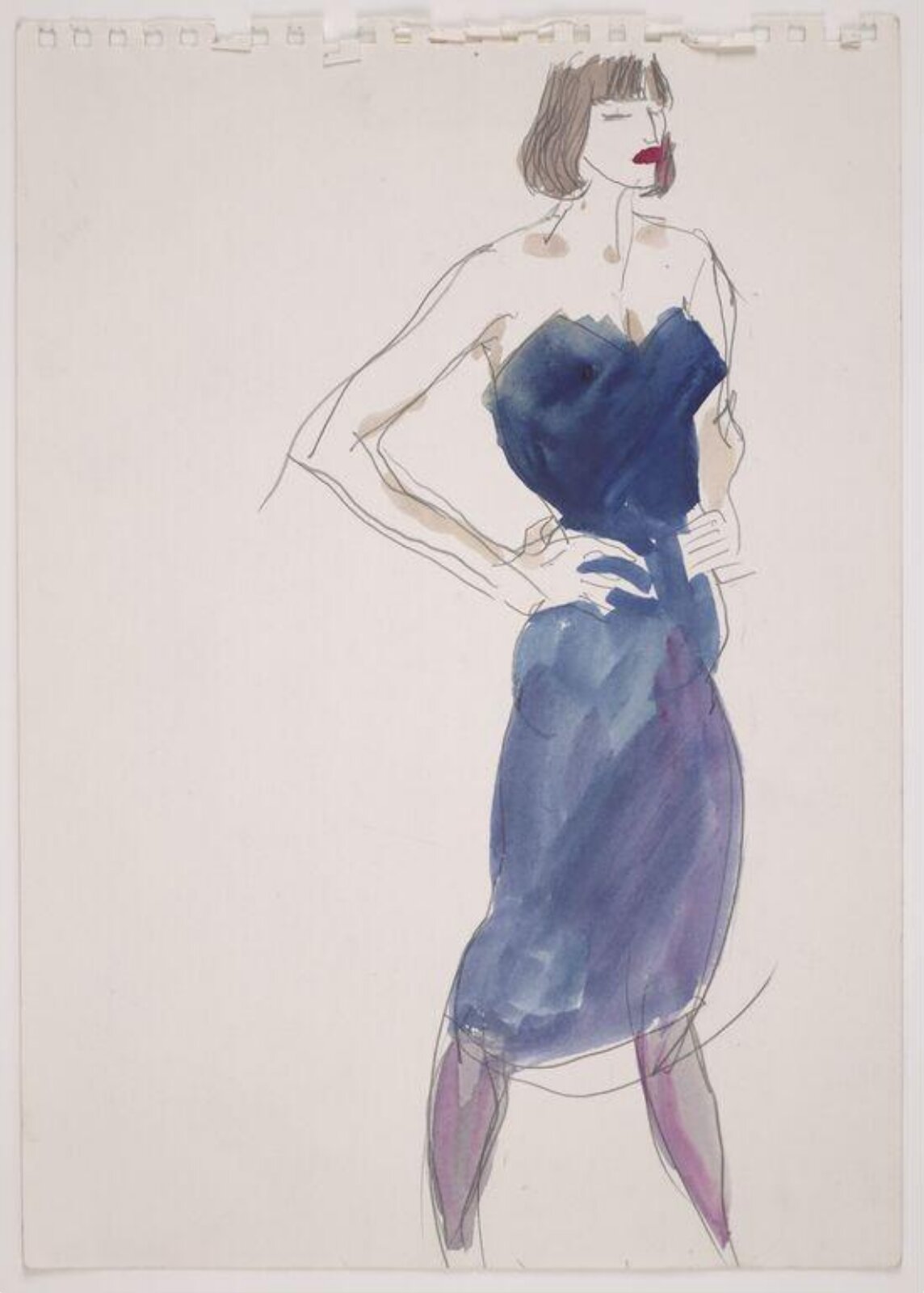 drawing, Colin Barnes, 1980s- early 1990s