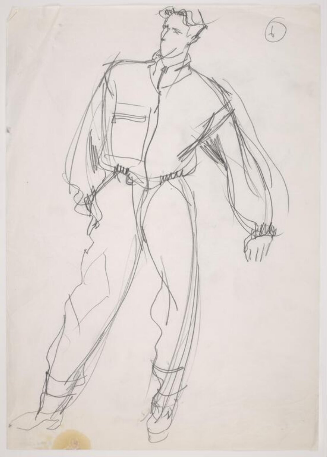 drawing, Colin Barnes, 1980s- early 1990s