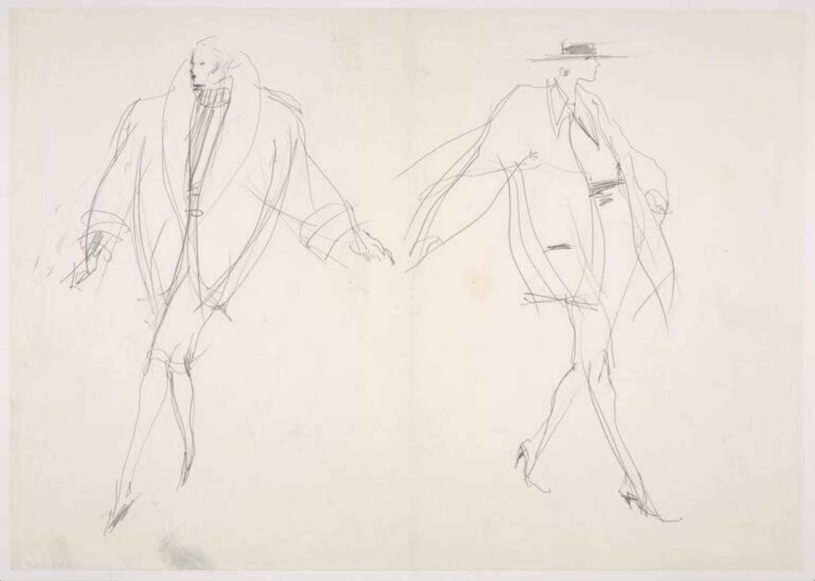 drawing, Colin Barnes, 1980s- early 1990s