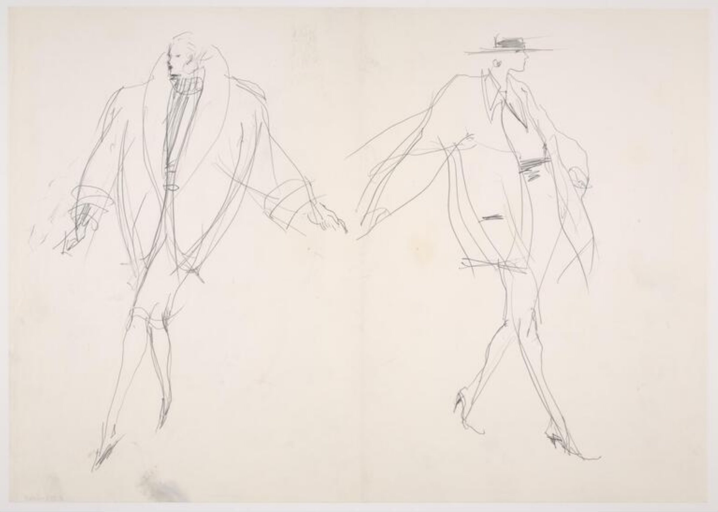 drawing, Colin Barnes, 1980s- early 1990s