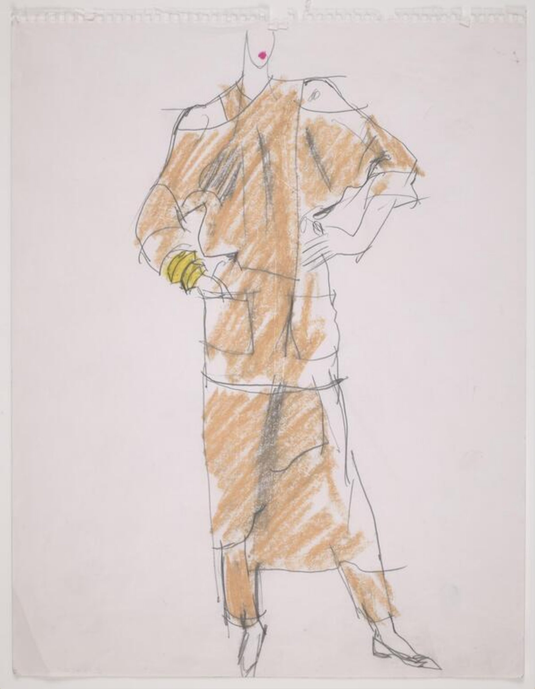 drawing, Colin Barnes, 1980s- early 1990s