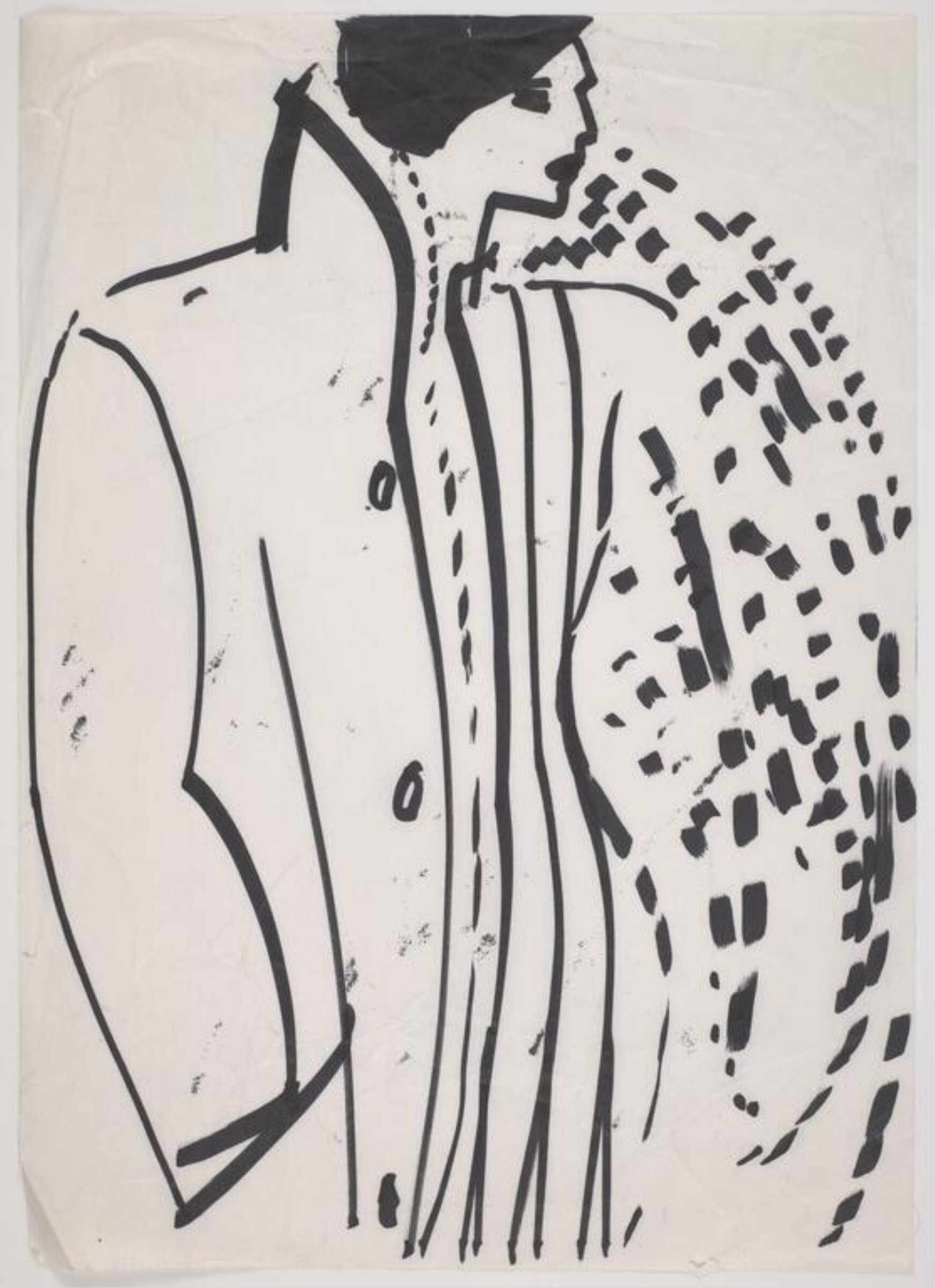 drawing, Colin Barnes, 1980s- early 1990s