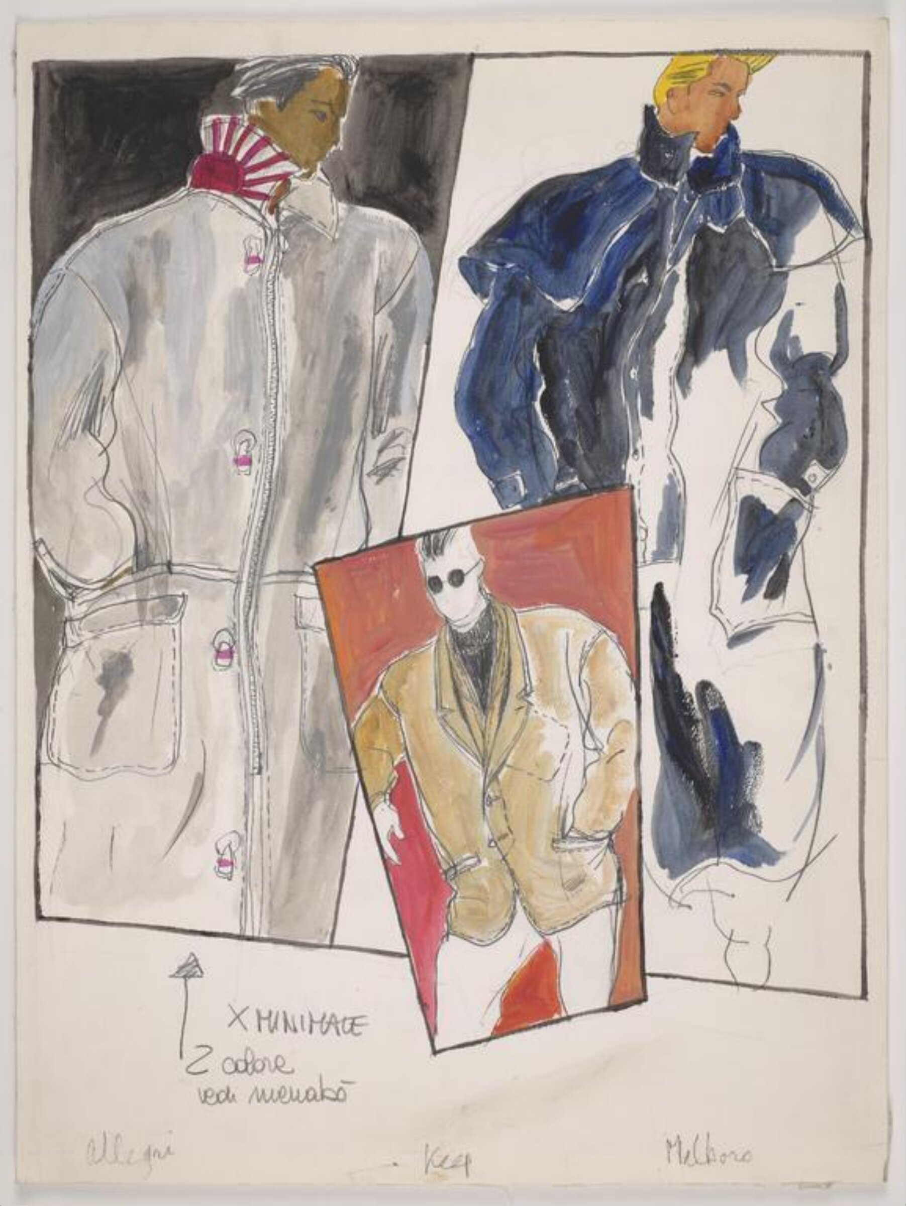 drawing, Colin Barnes, 1980s- early 1990s