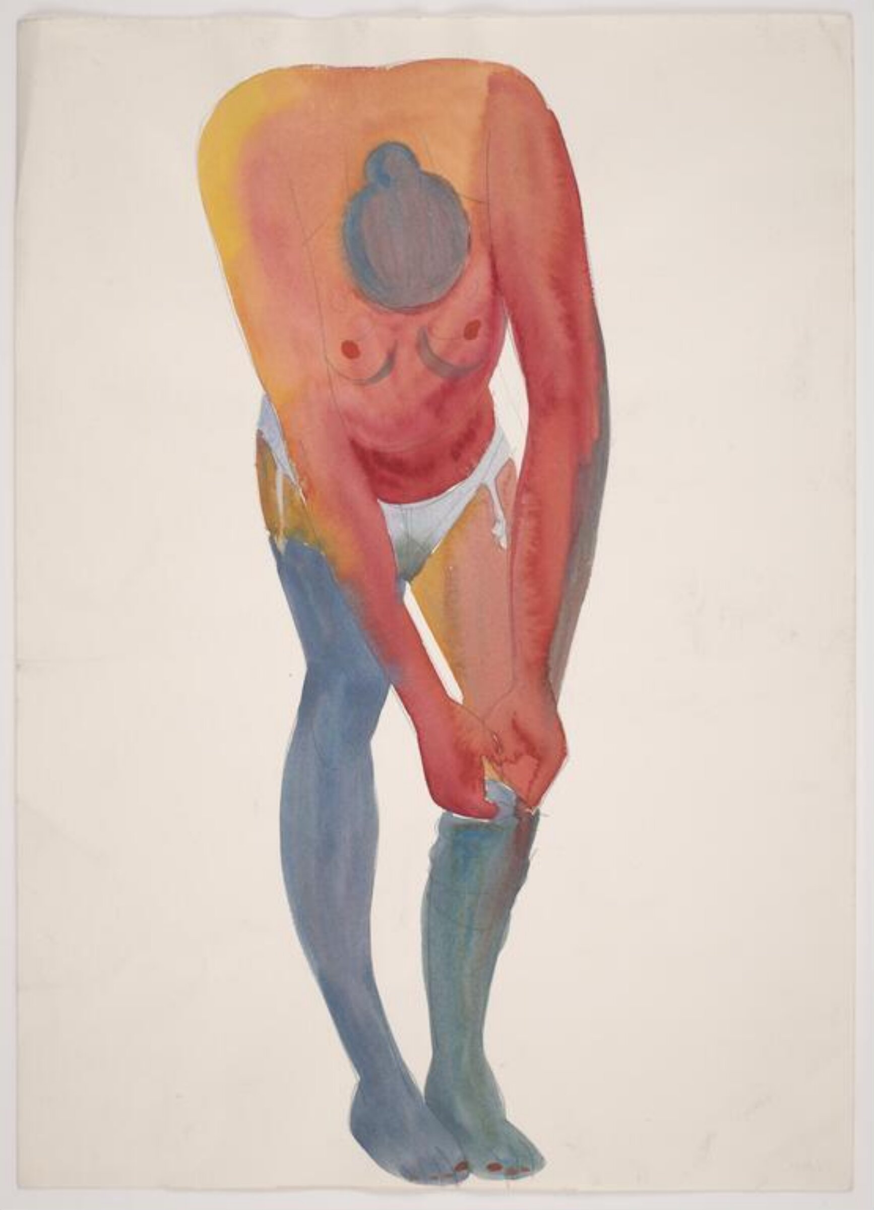 drawing, Colin Barnes, 1980s- early 1990s