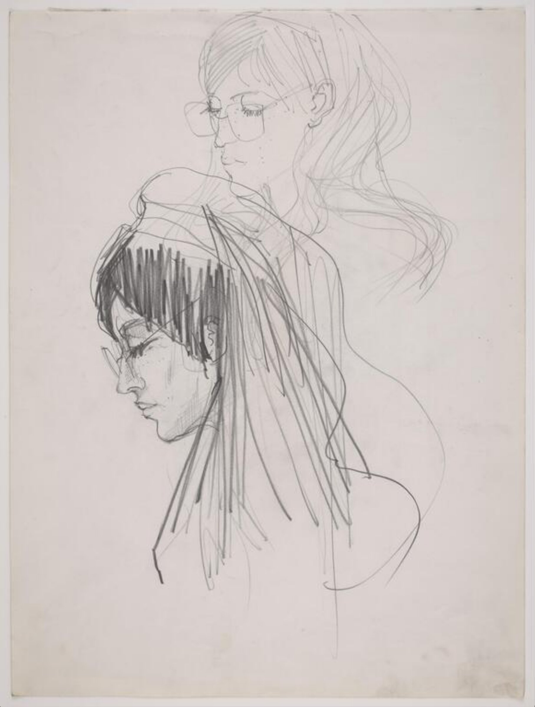 drawing, Colin Barnes, 1980s- early 1990s