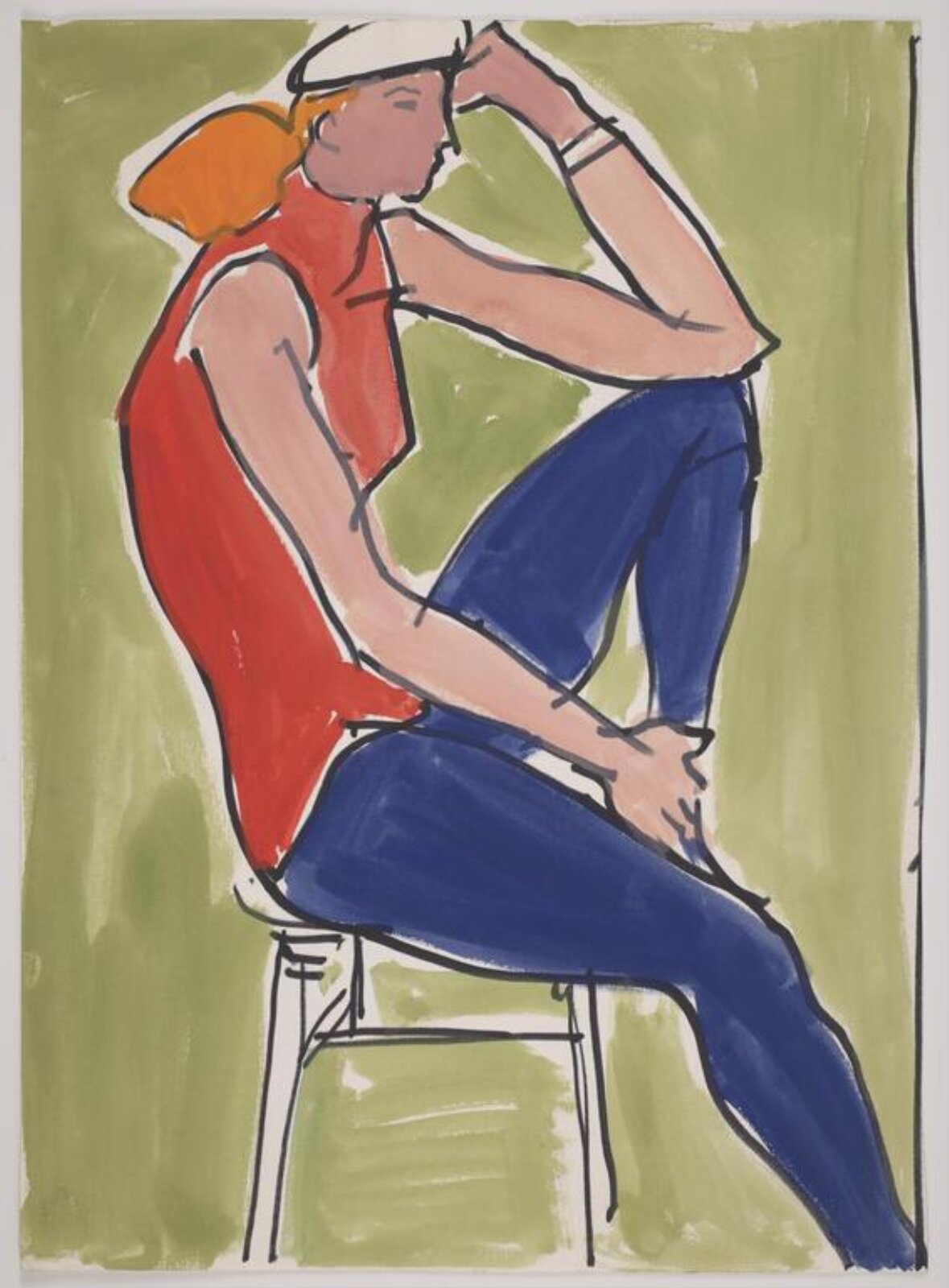 drawing, Colin Barnes, 1980s- early 1990s