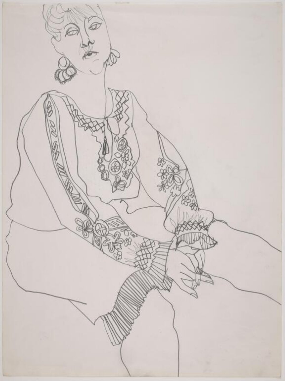 drawing, Colin Barnes, 1980s- early 1990s