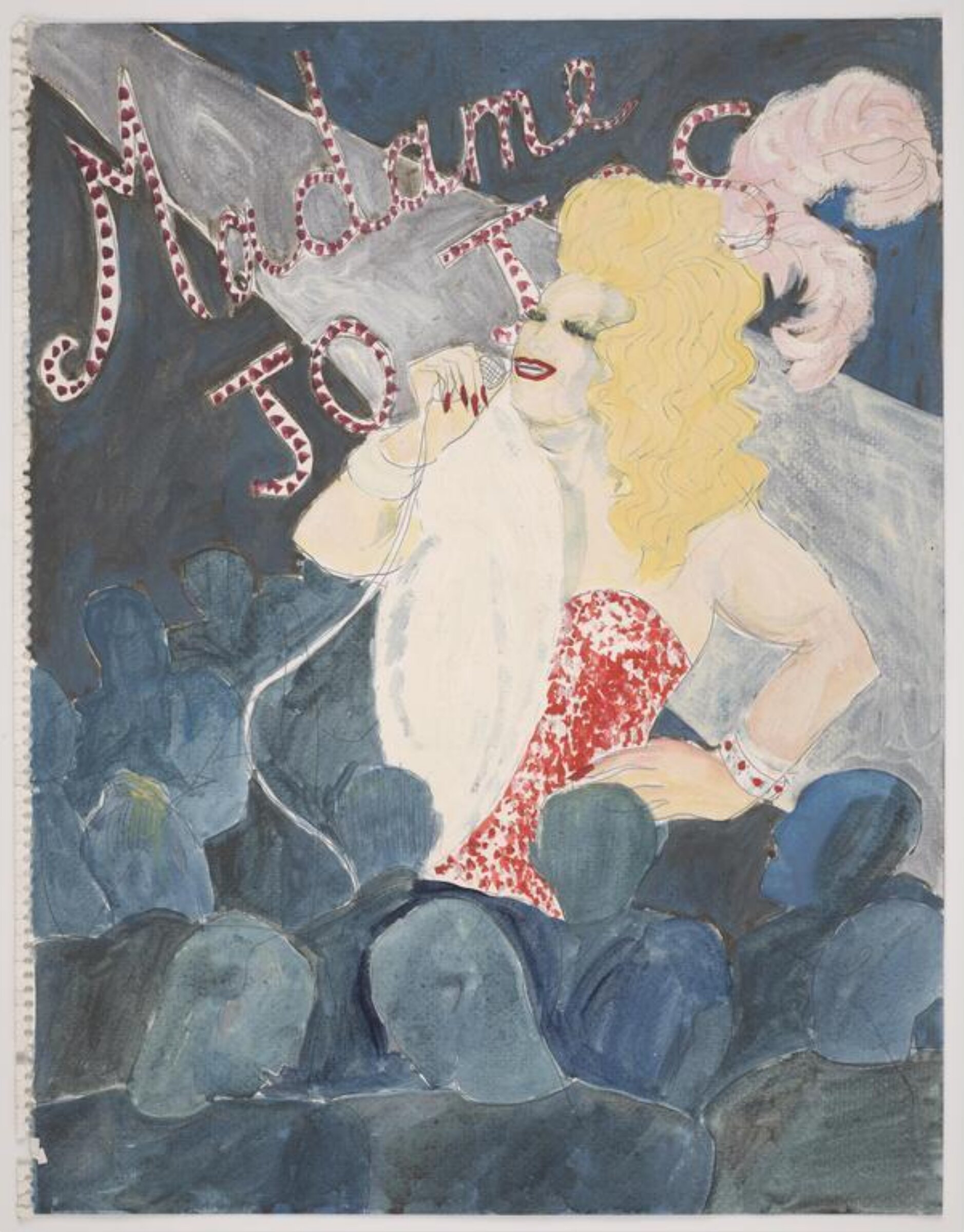 drawing, Colin Barnes, 1980s- early 1990s