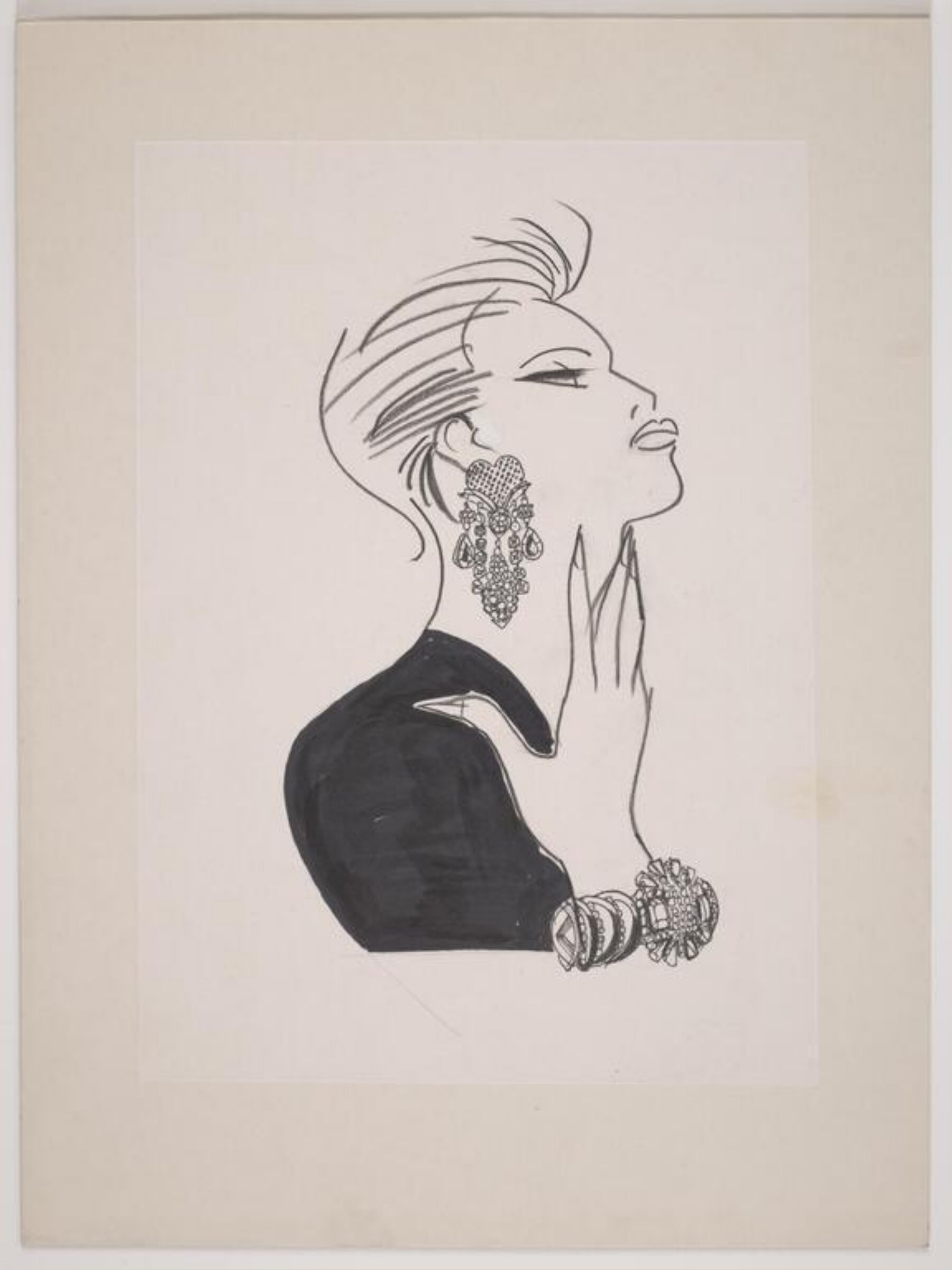 drawing, Colin Barnes, 1980s- early 1990s