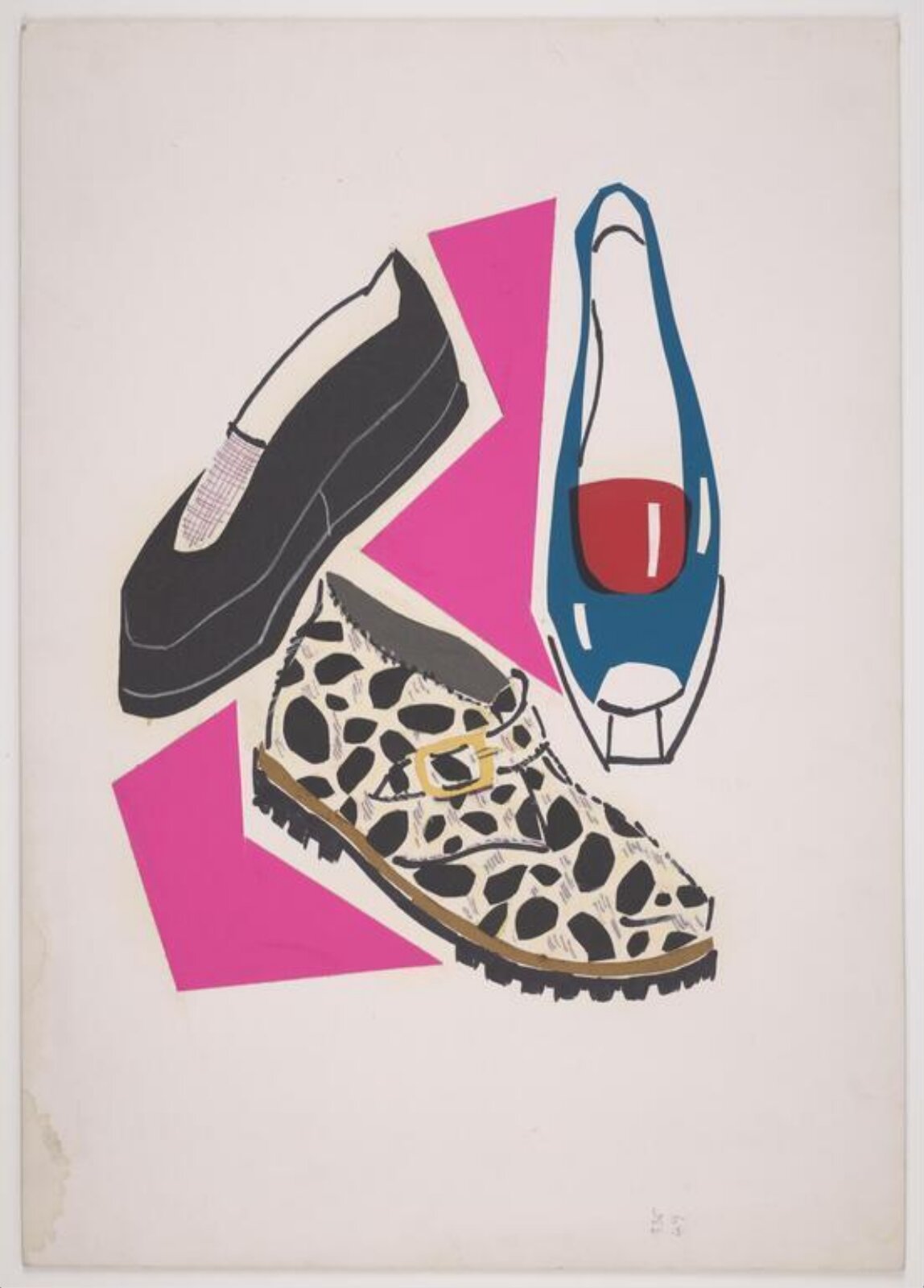 drawing, Colin Barnes, 1980s- early 1990s