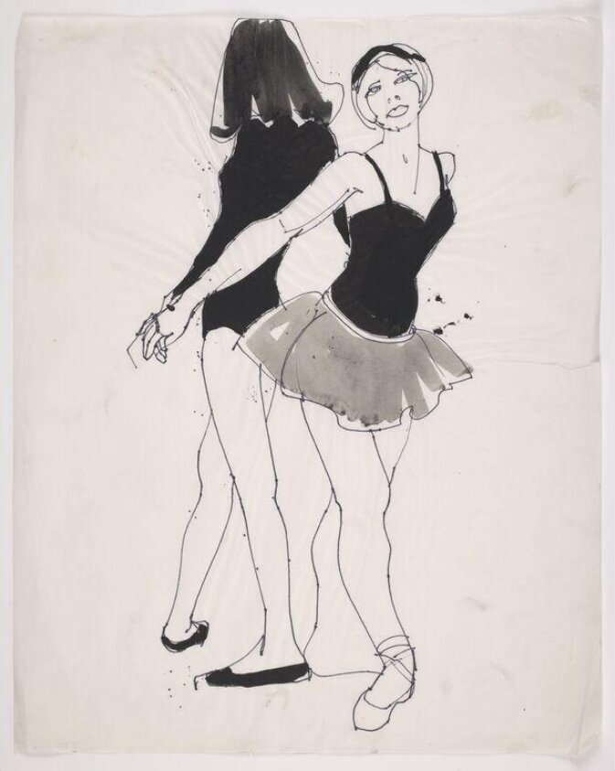 drawing (1960s) by Wilhelm Suter