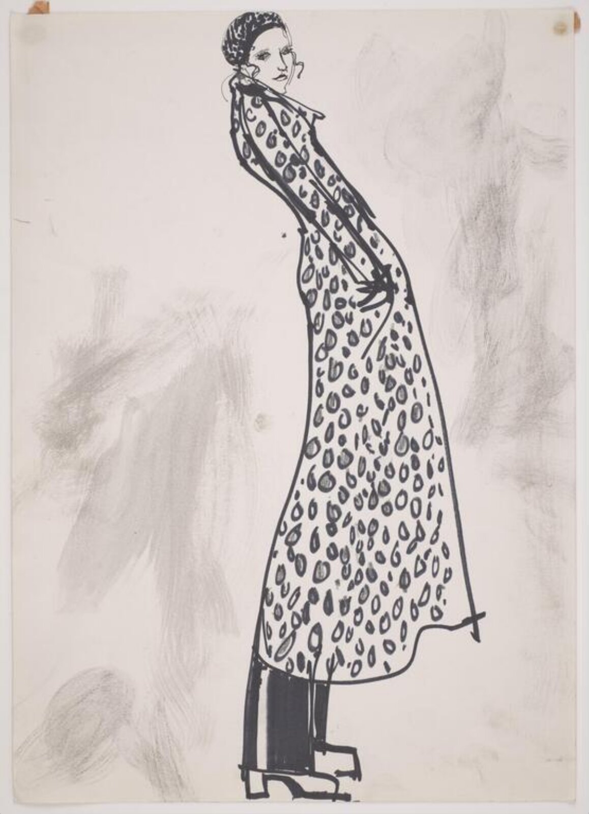 drawing, Elizabeth Suter, 1960s