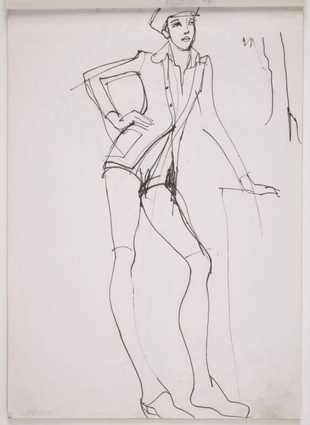 drawing (1960s) by Wilhelm Suter