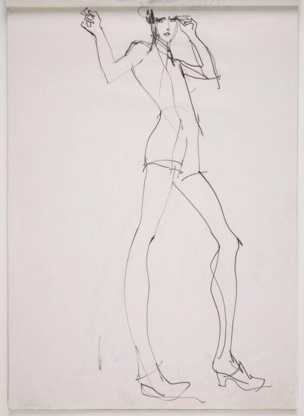 drawing (1960s) by Wilhelm Suter