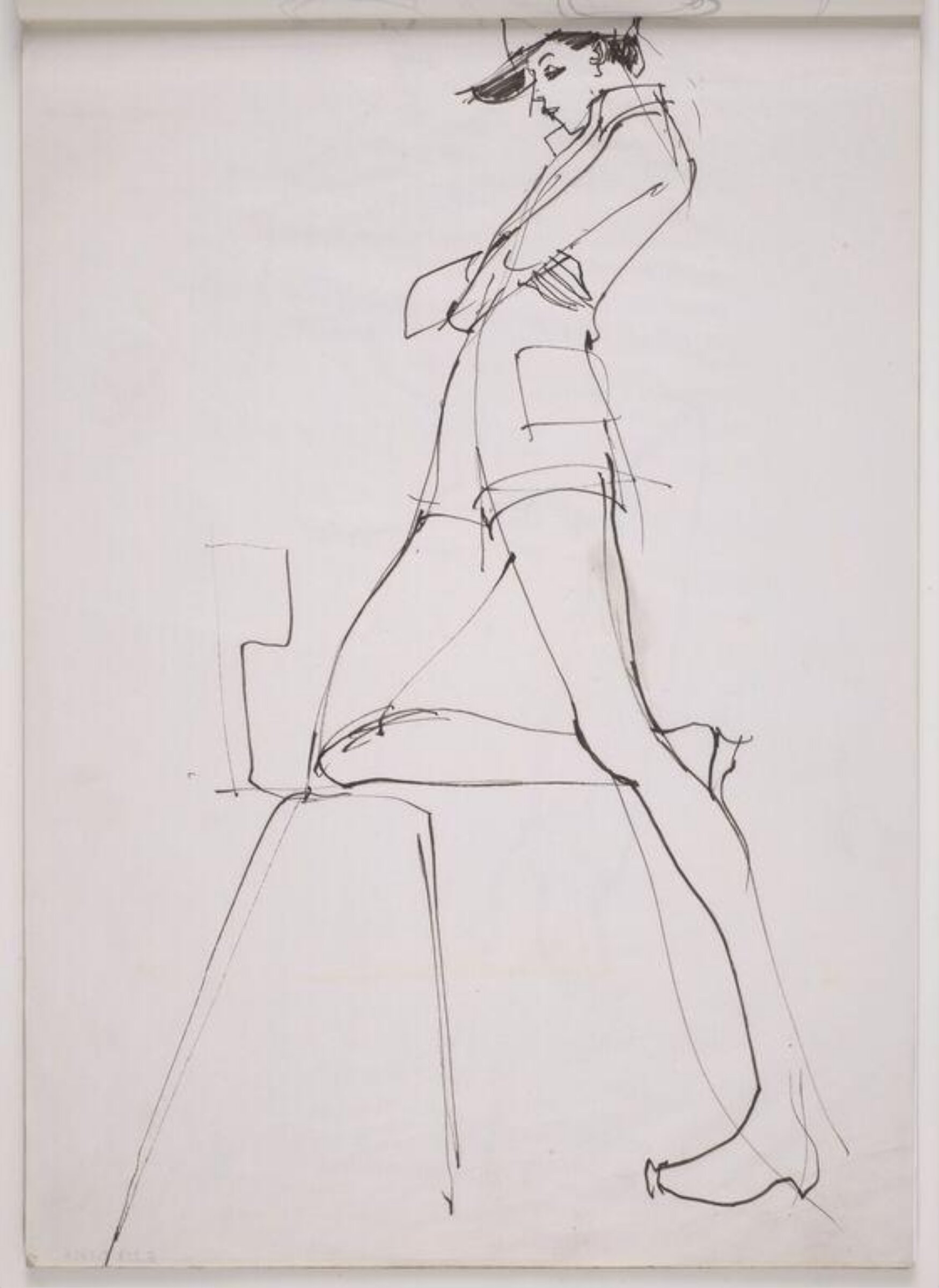 drawing, Elizabeth Suter, 1960s