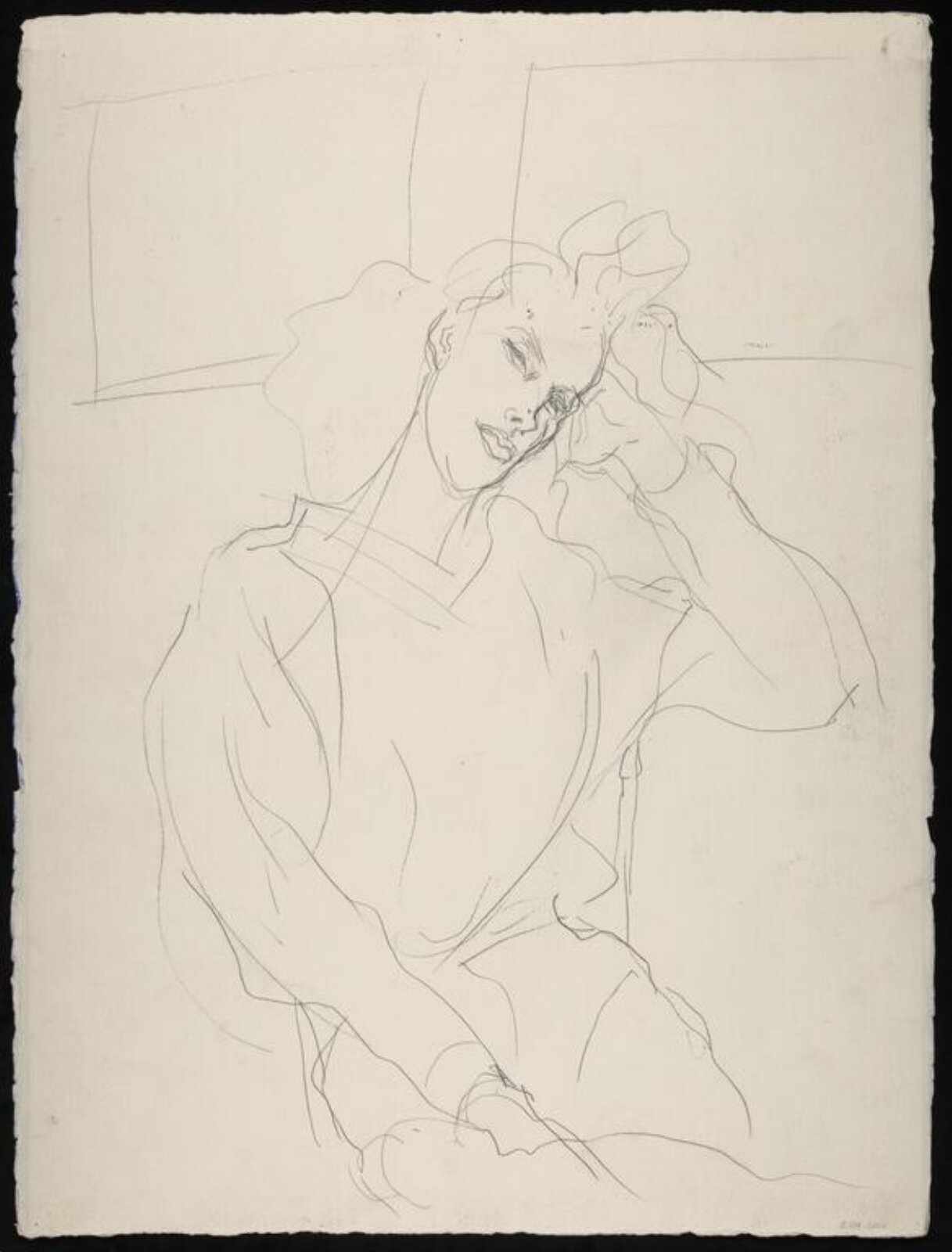 drawing, Colin Barnes, 1980s- early 1990s