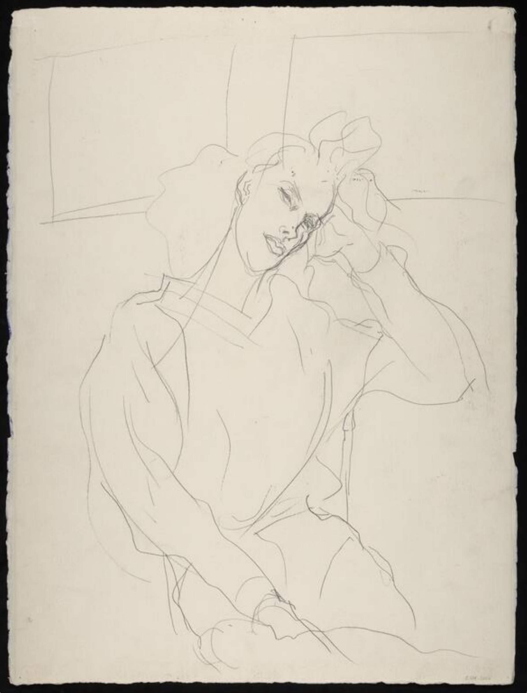 drawing, Colin Barnes, 1980s- early 1990s