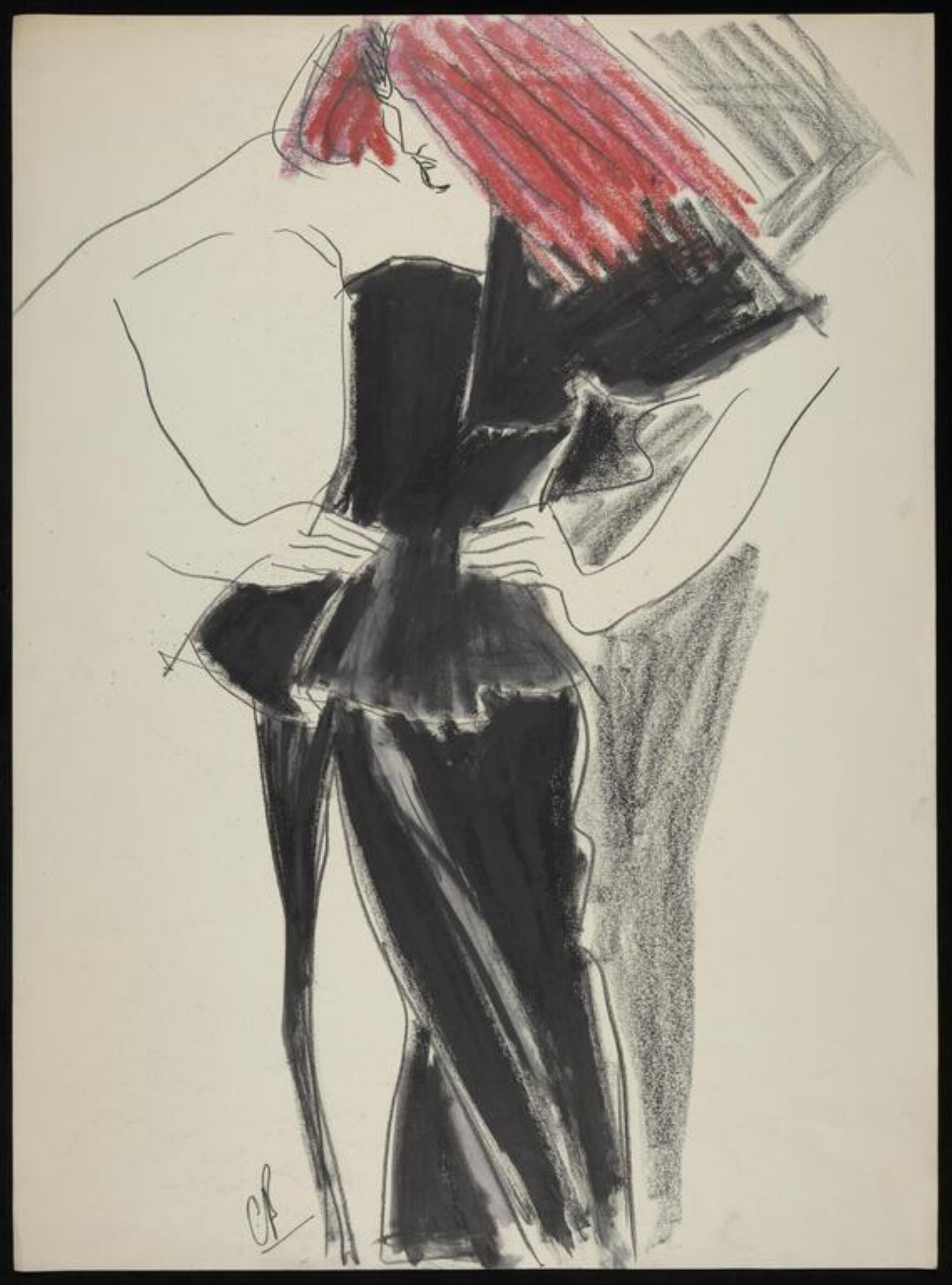 drawing, Colin Barnes, 1980s- early 1990s