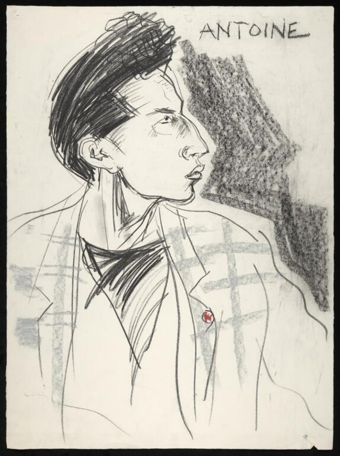 drawing, Colin Barnes, 1980s- early 1990s