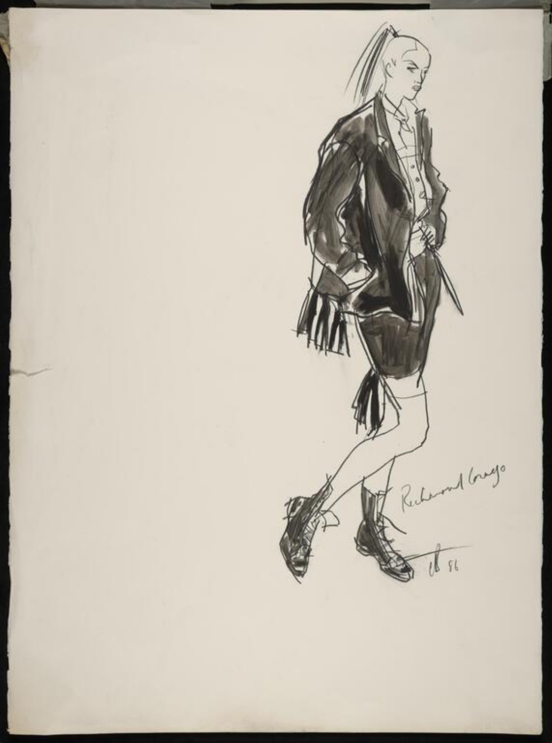drawing, Colin Barnes, 1980s- early 1990s