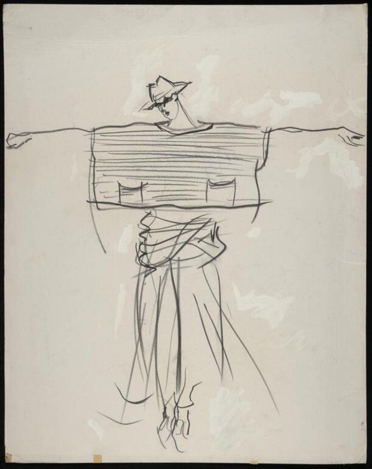 drawing, Colin Barnes, 1980s- early 1990s