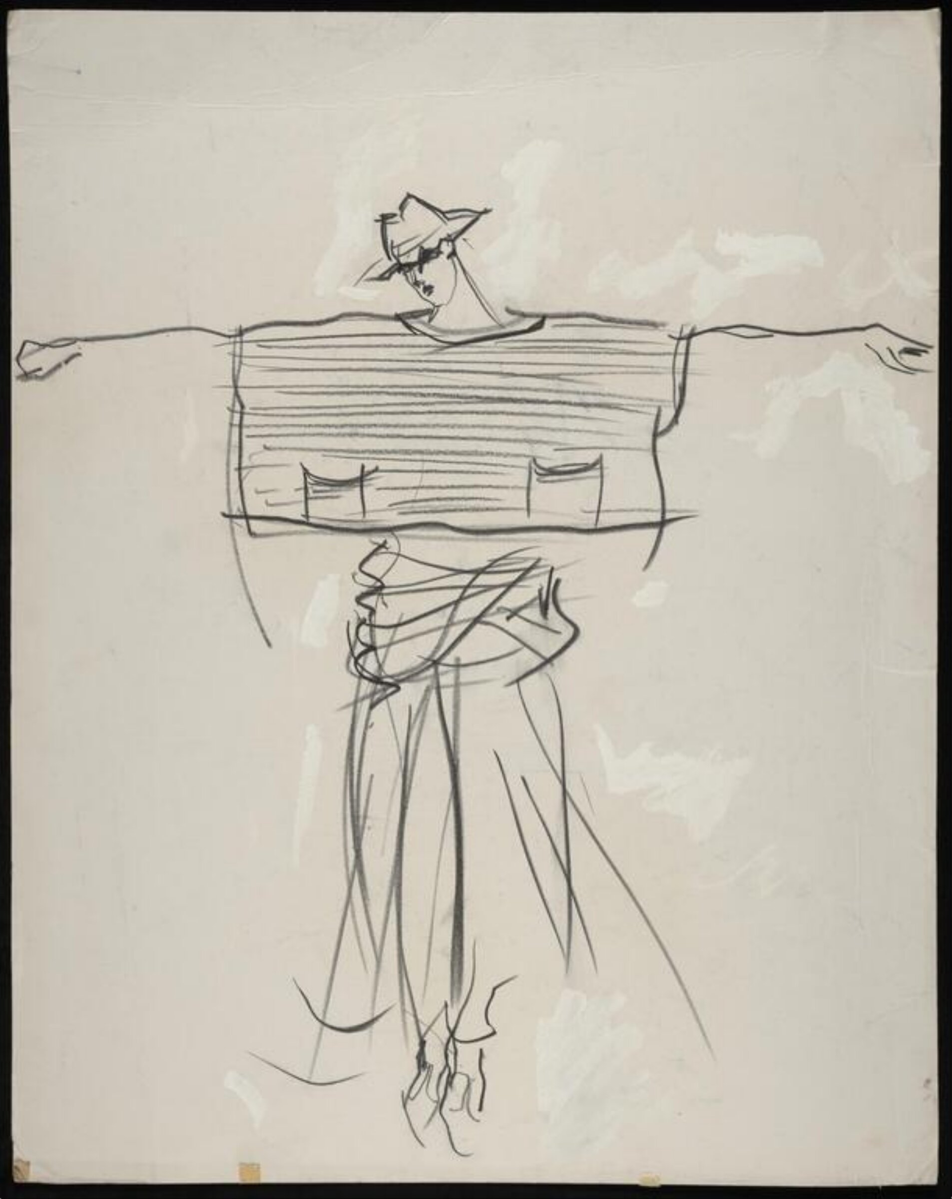 drawing, Colin Barnes, 1980s- early 1990s