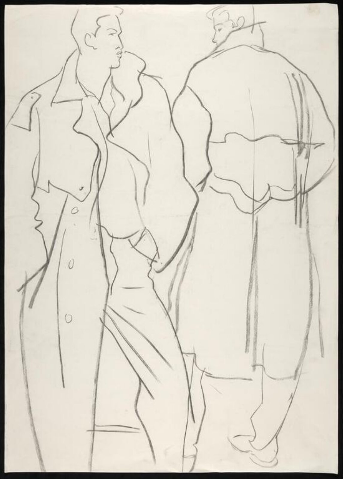 drawing, Colin Barnes, 1980s- early 1990s