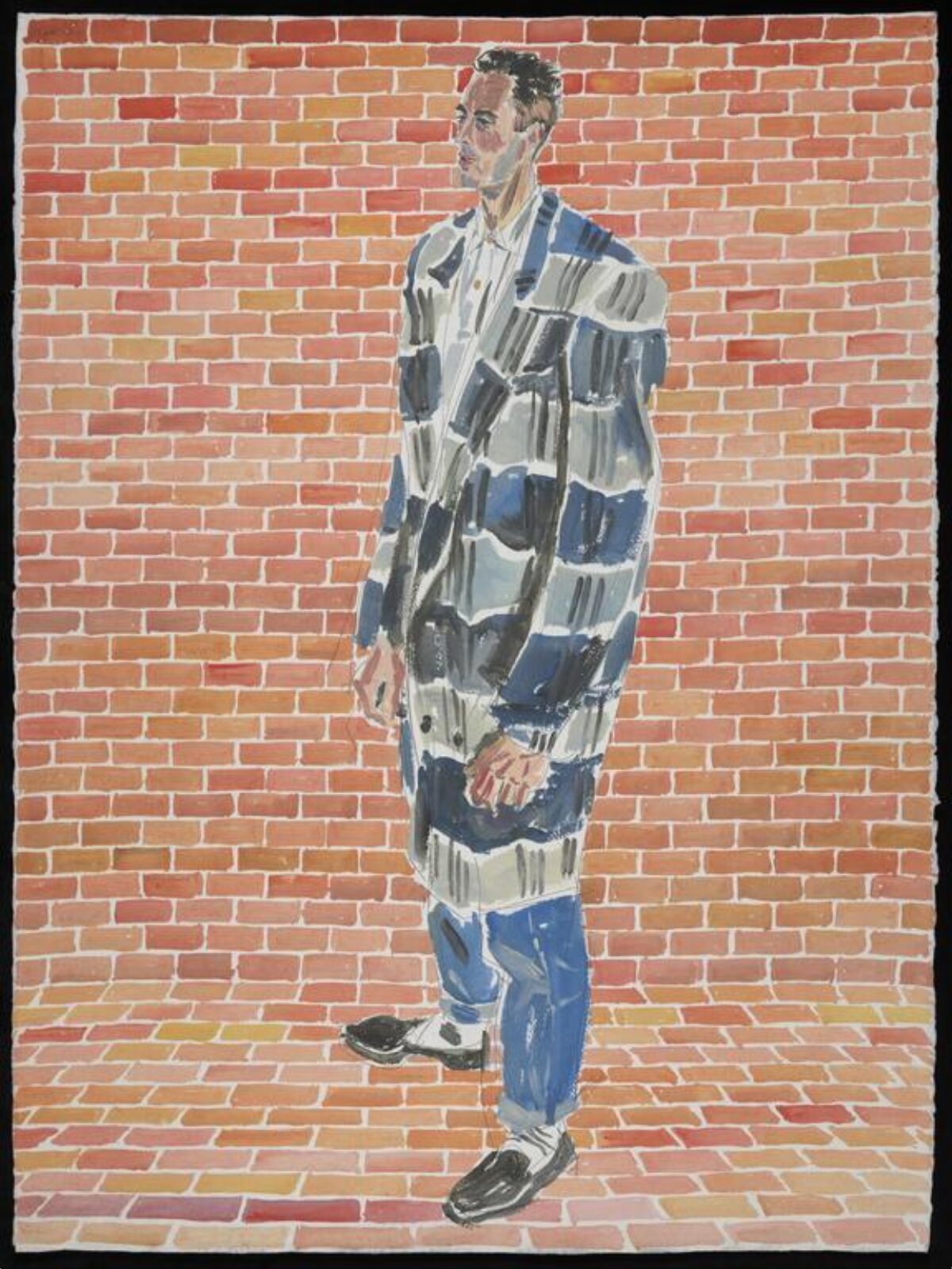drawing, Colin Barnes, 1980s- early 1990s