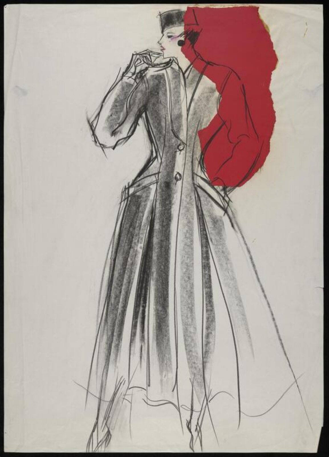 drawing, Colin Barnes, 1980s- early 1990s