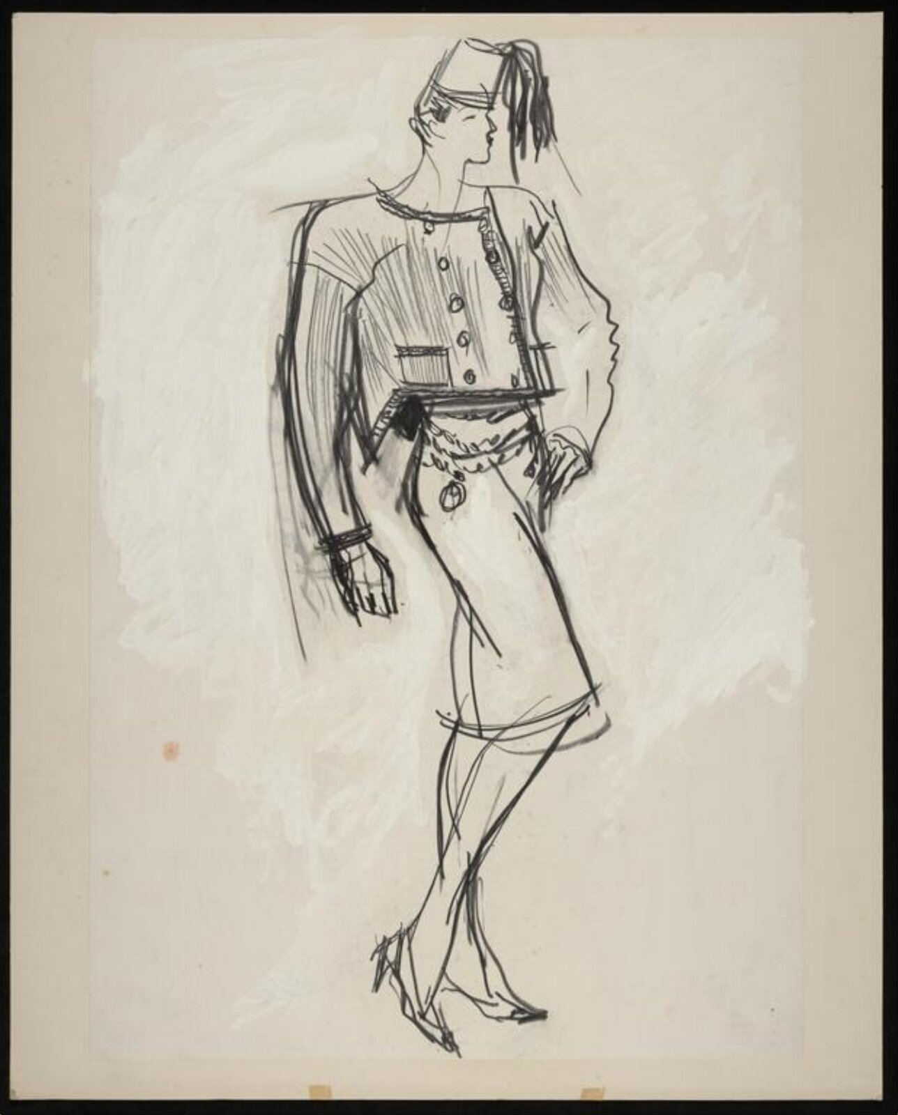 drawing, Colin Barnes, 1980s- early 1990s