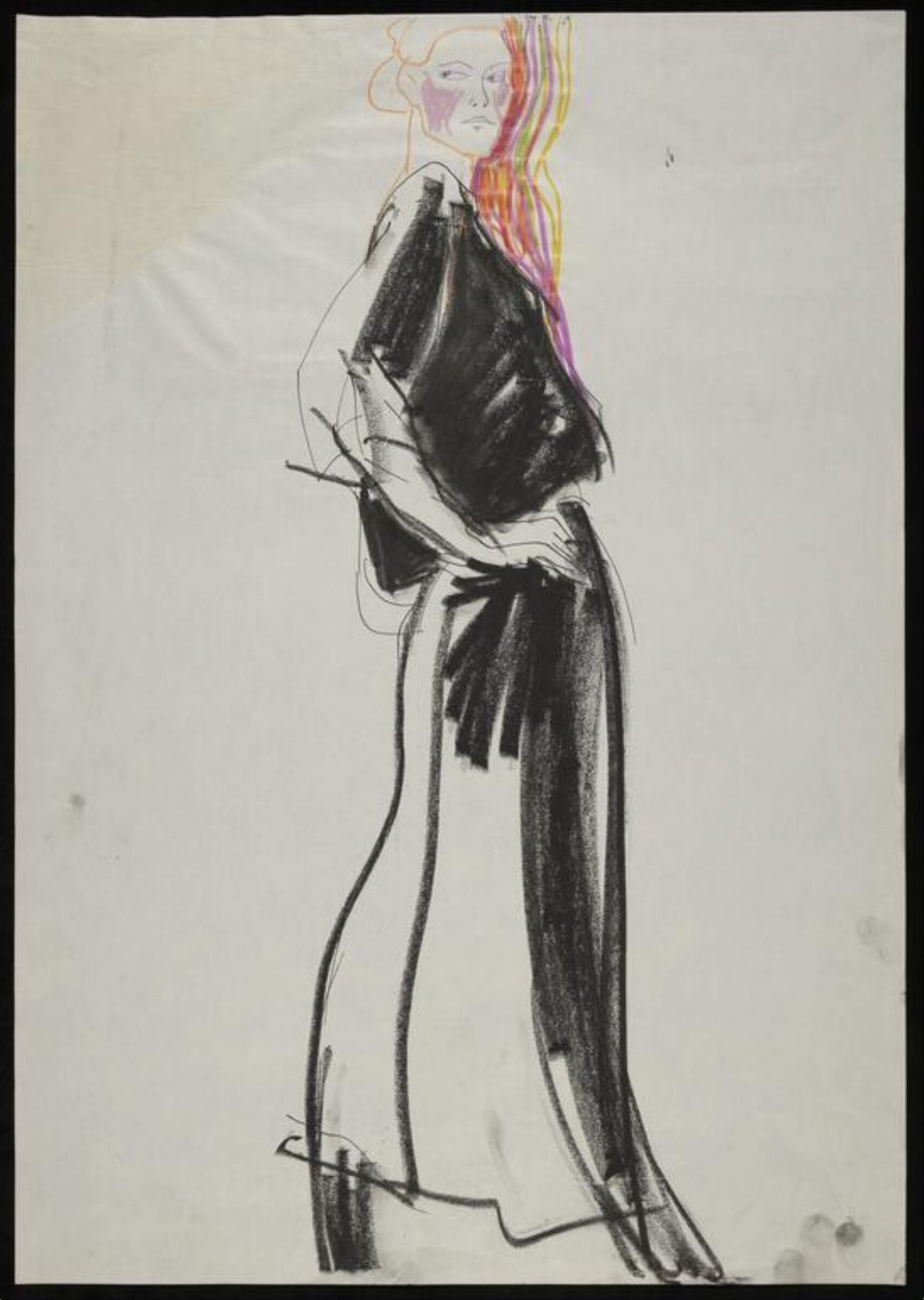 drawing, Colin Barnes, 1980s- early 1990s