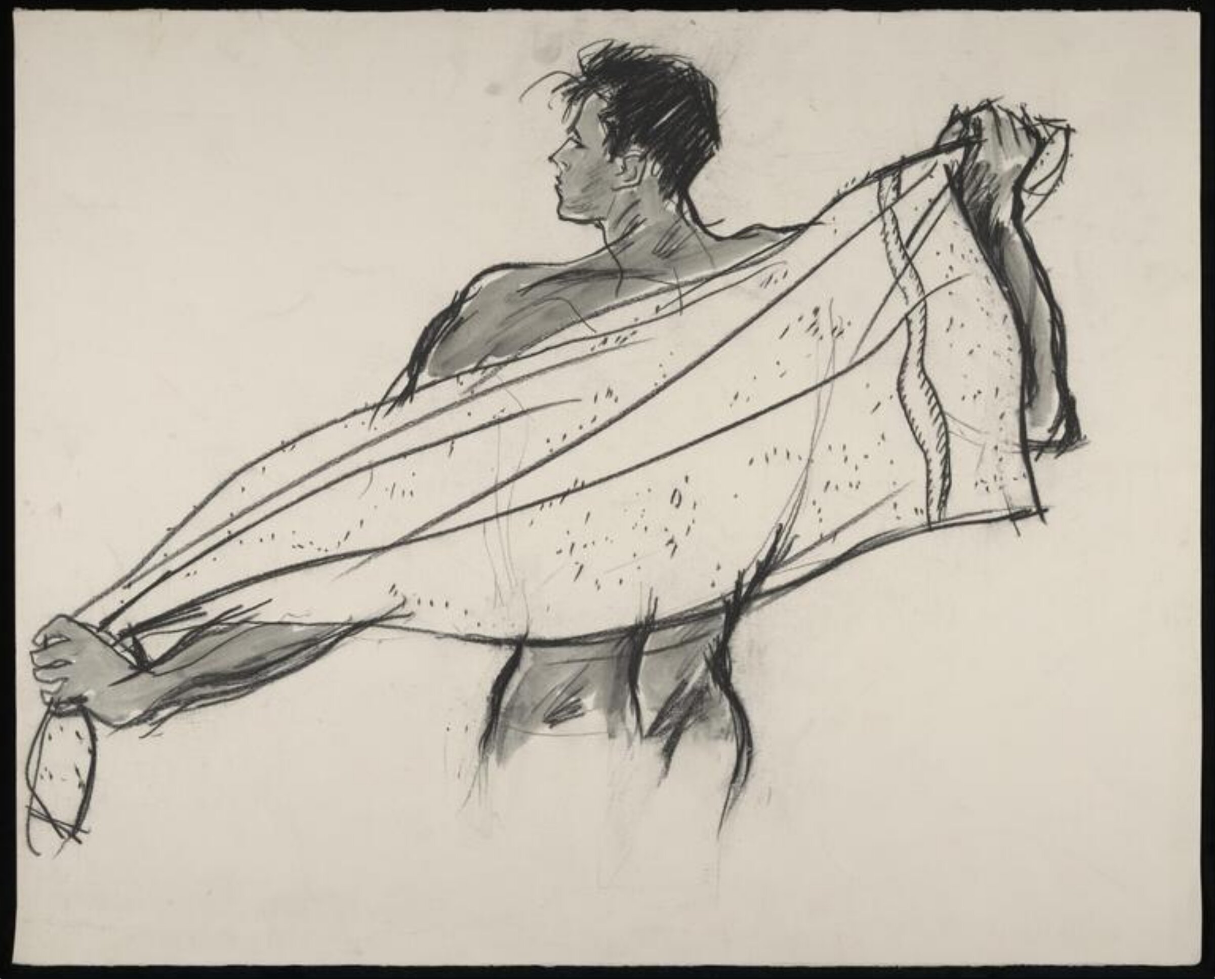 drawing, Colin Barnes, 1980s - early 1990s