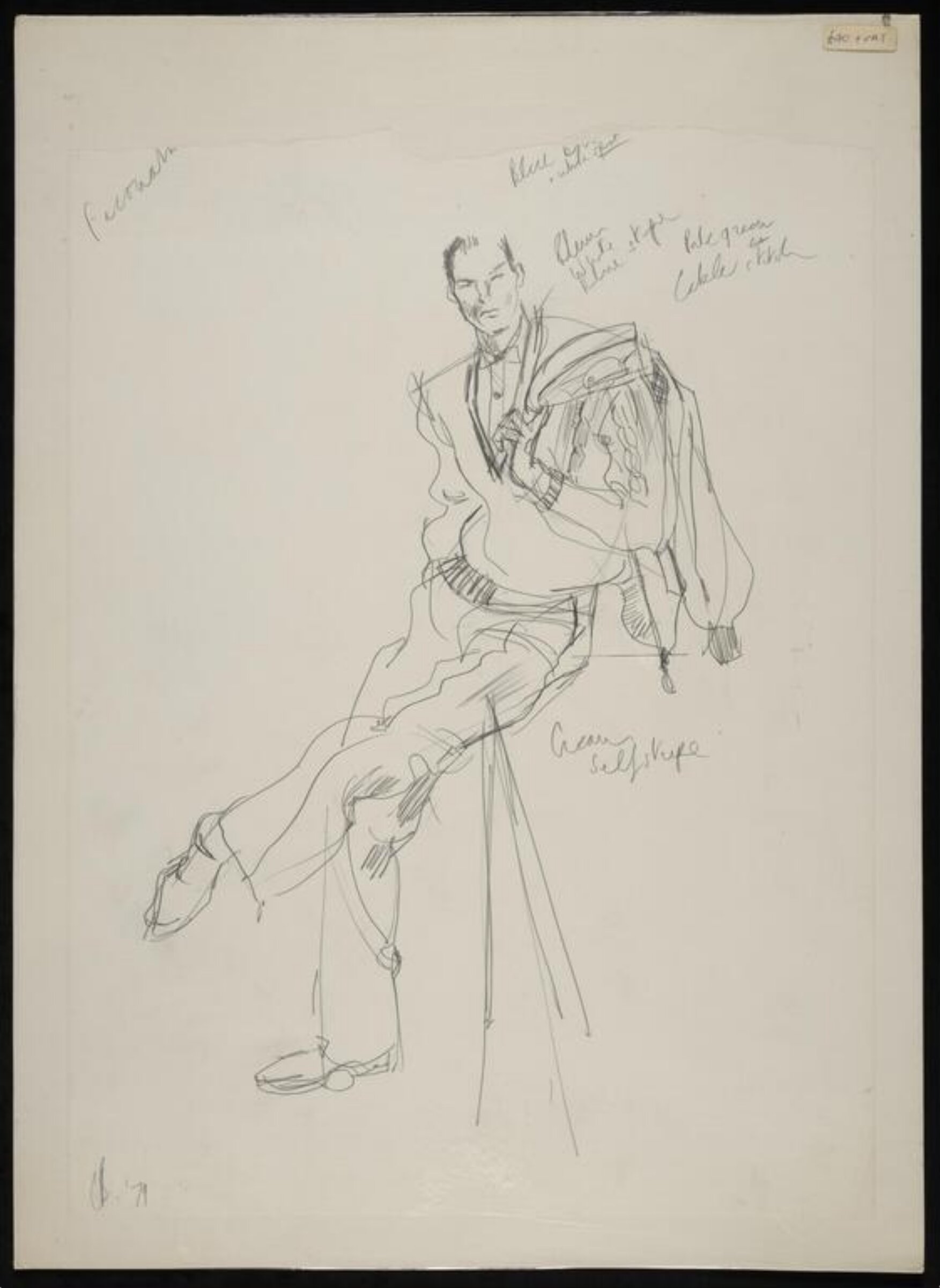 drawing, Colin Barnes, 1980s- early 1990s