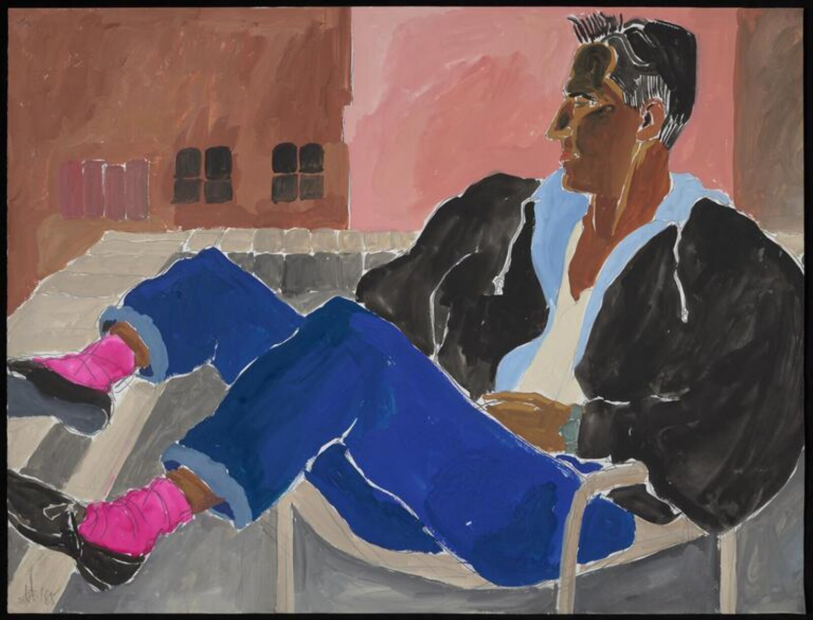 drawing, Colin Barnes, 1988