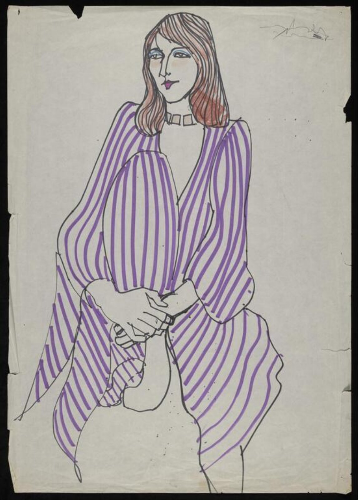 drawing, Elizabeth Suter, 1980s- early 1990s