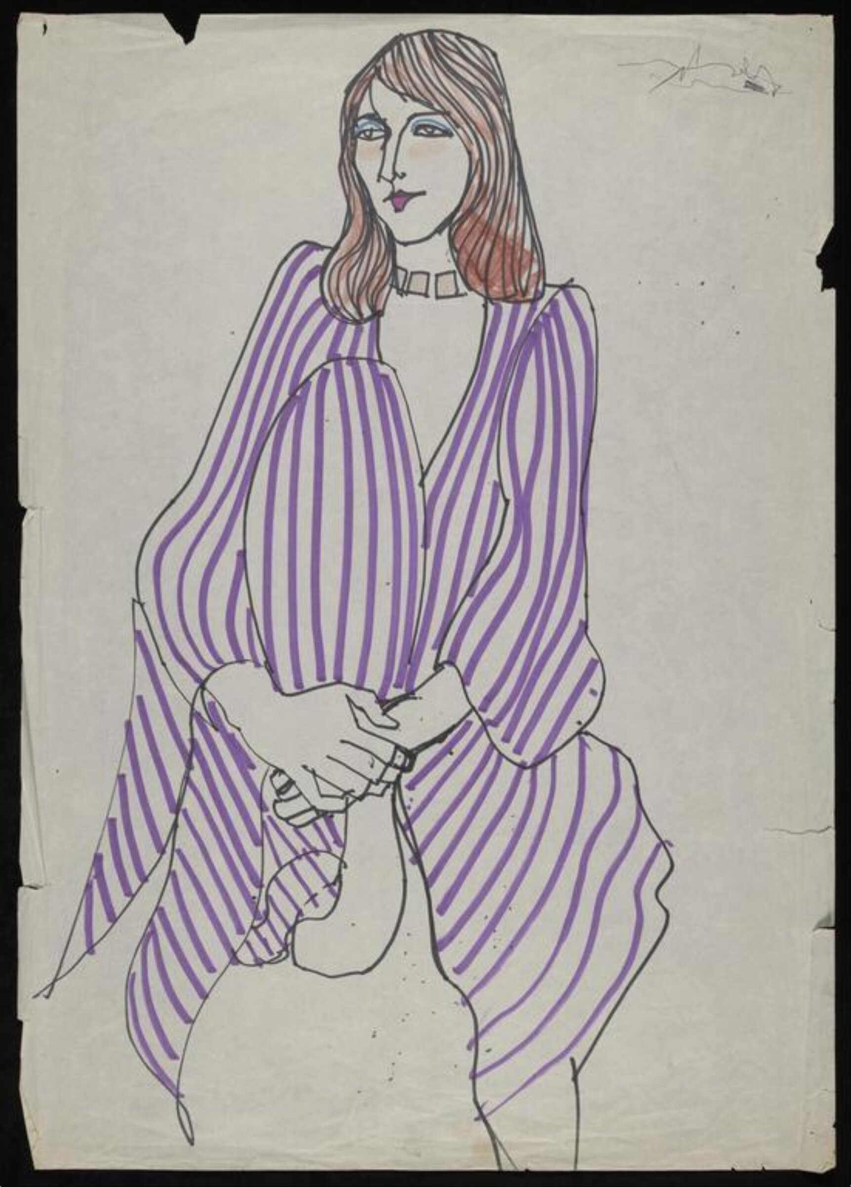 drawing, Elizabeth Suter, 1980s- early 1990s