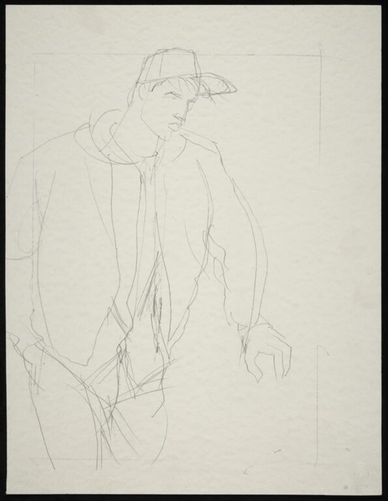 drawing, Colin Barnes, 1980s- early 1990s