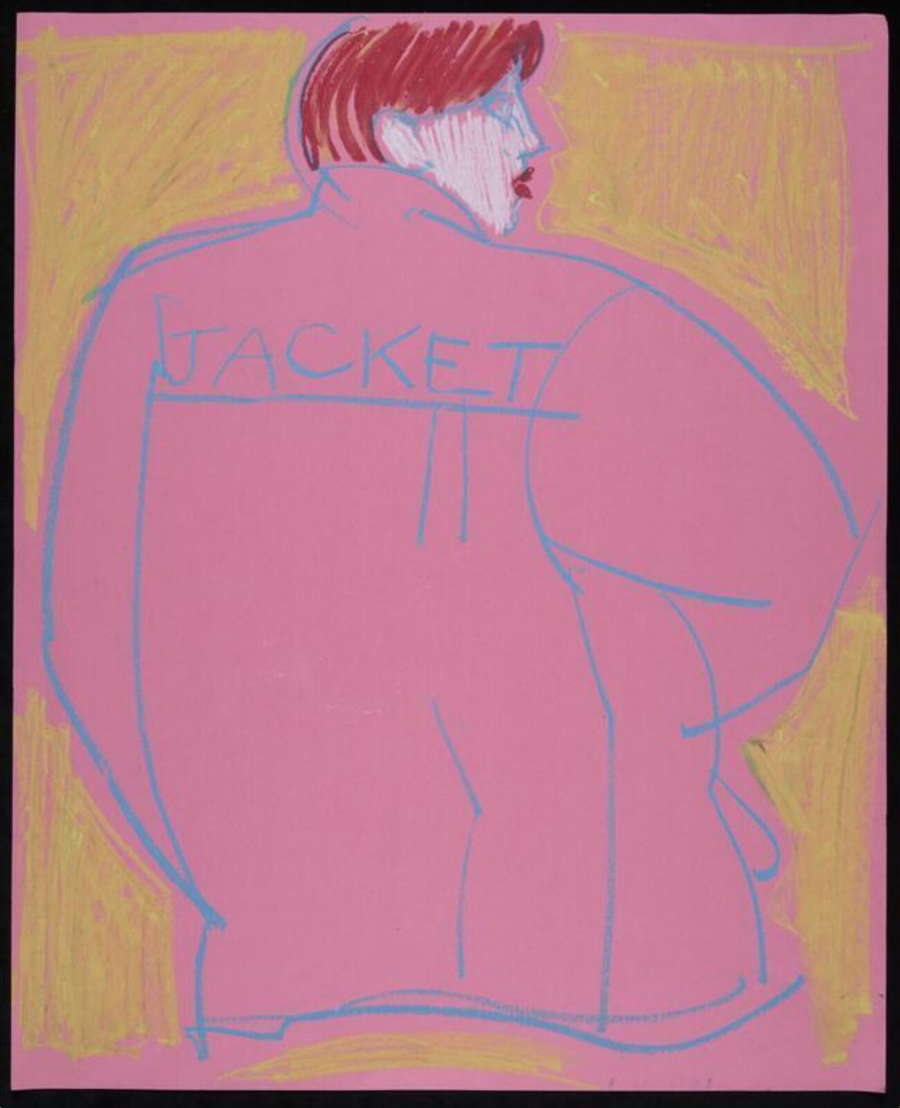 drawing, Colin Barnes, 1980s- early 1990s