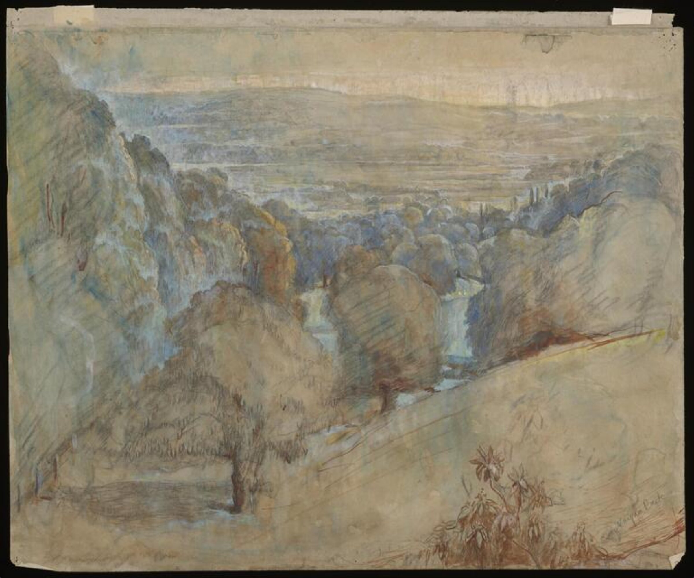 Watercolour, Mary Headlam, ca. 1890-1959
