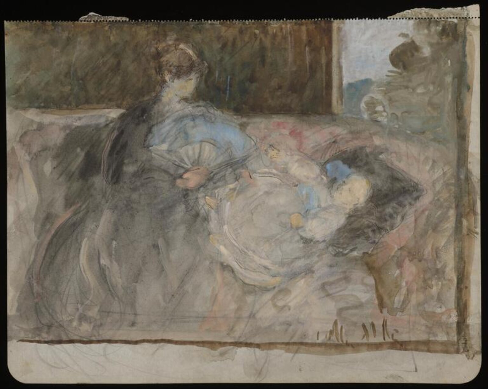 Watercolour, Mary Headlam, ca. 1890-1959
