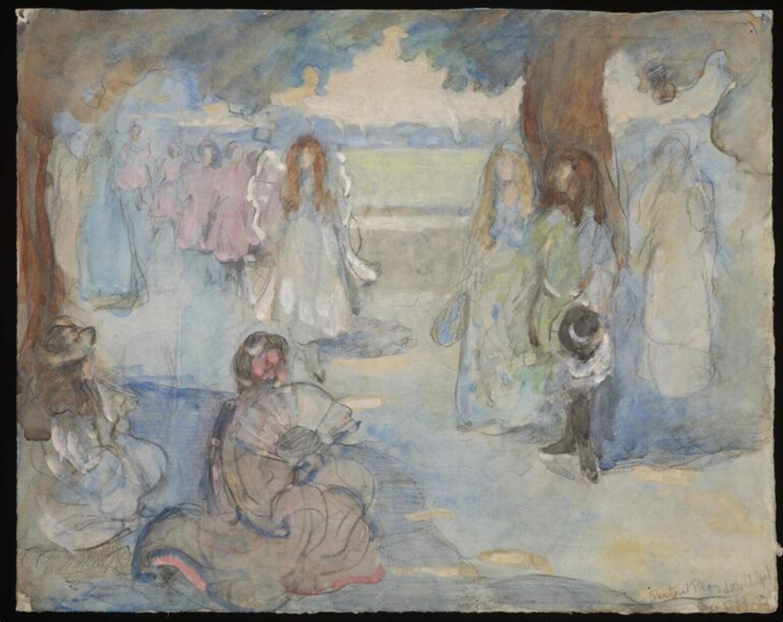 Watercolour, Mary Headlam, ca. 1899